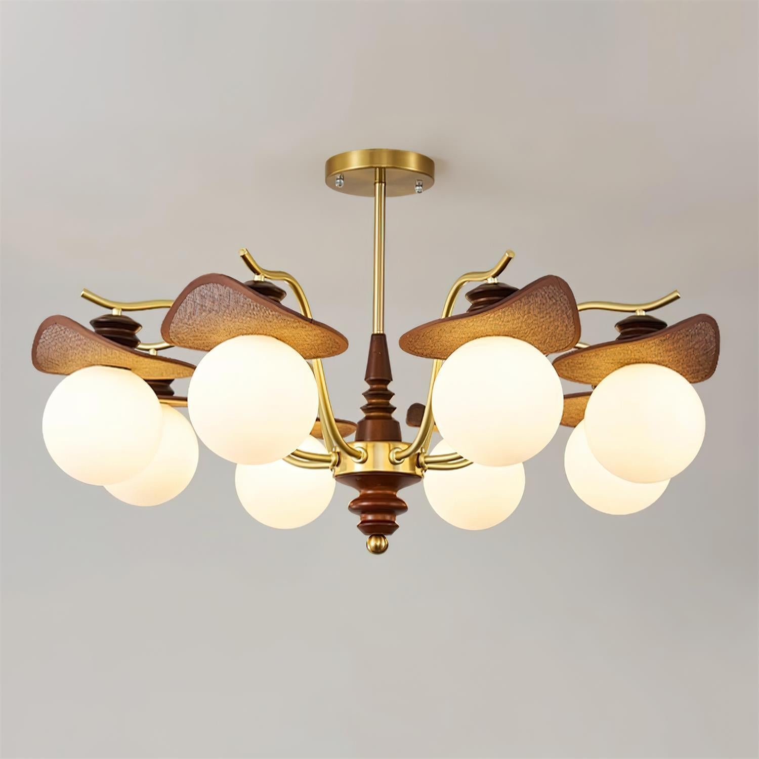 Walden Vintage Glass Chandelier