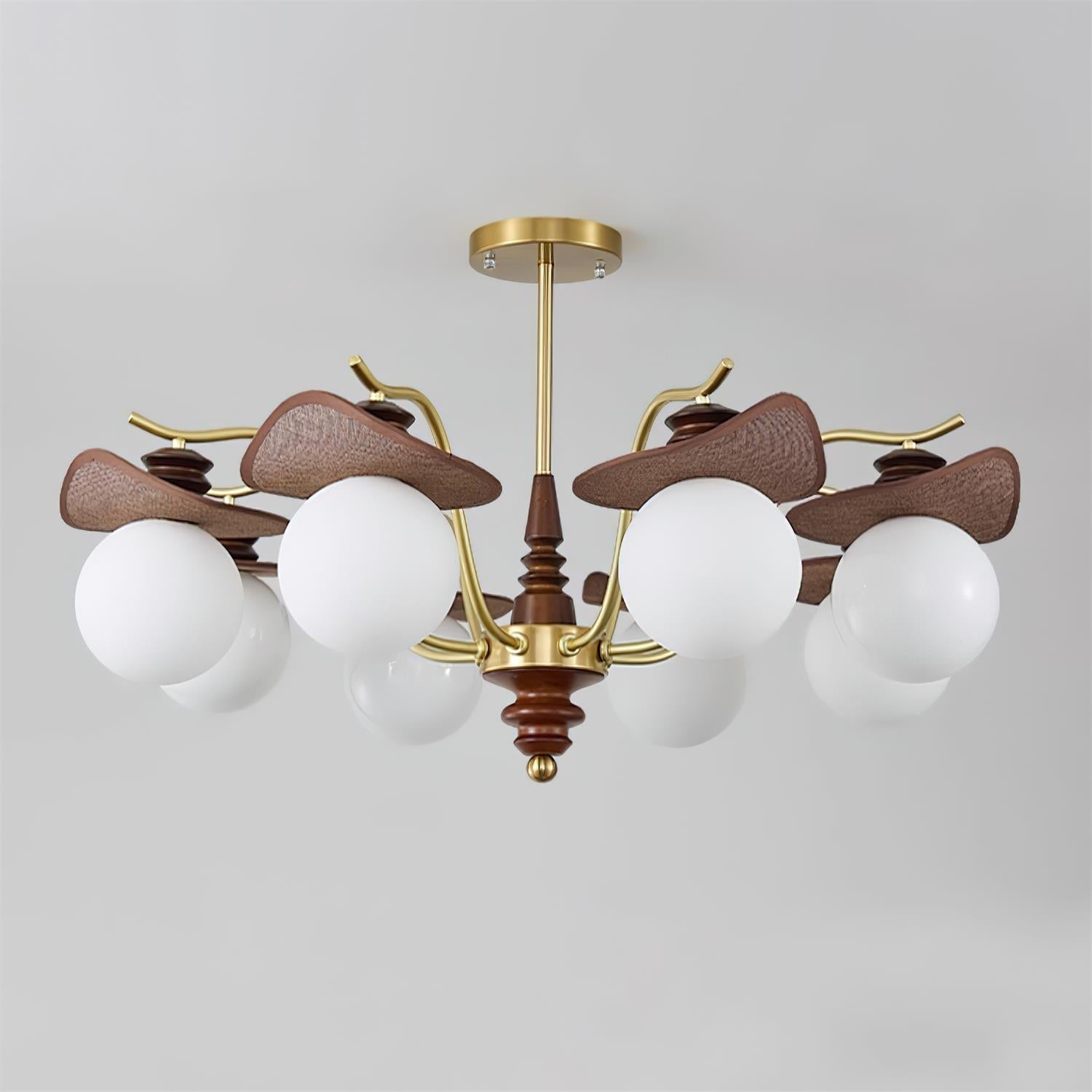 Walden Vintage Glass Chandelier