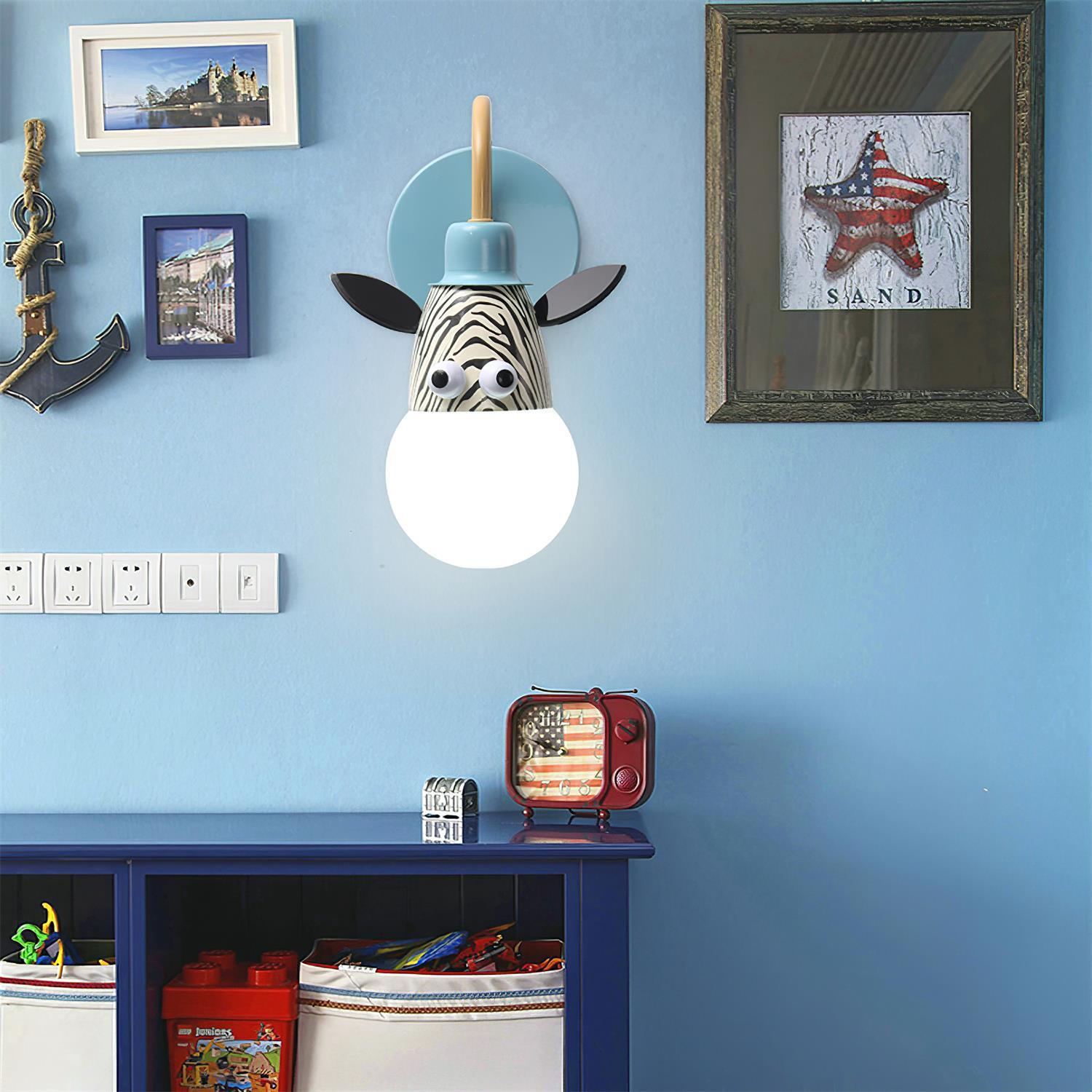Cartoon Animal Kids Wall Lamp - Blowlighting