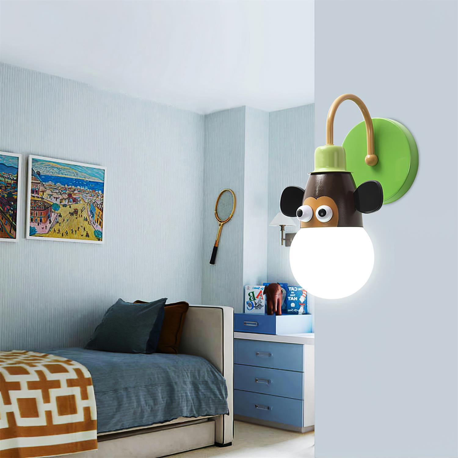 Cartoon Animal Kids Wall Lamp - Blowlighting