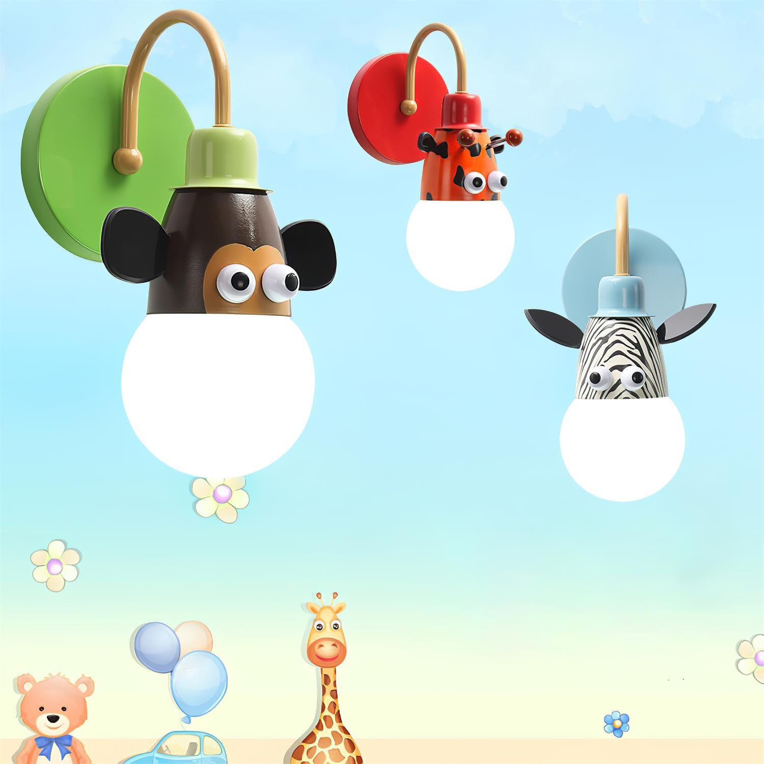 Cartoon Animal Kids Wall Lamp - Blowlighting
