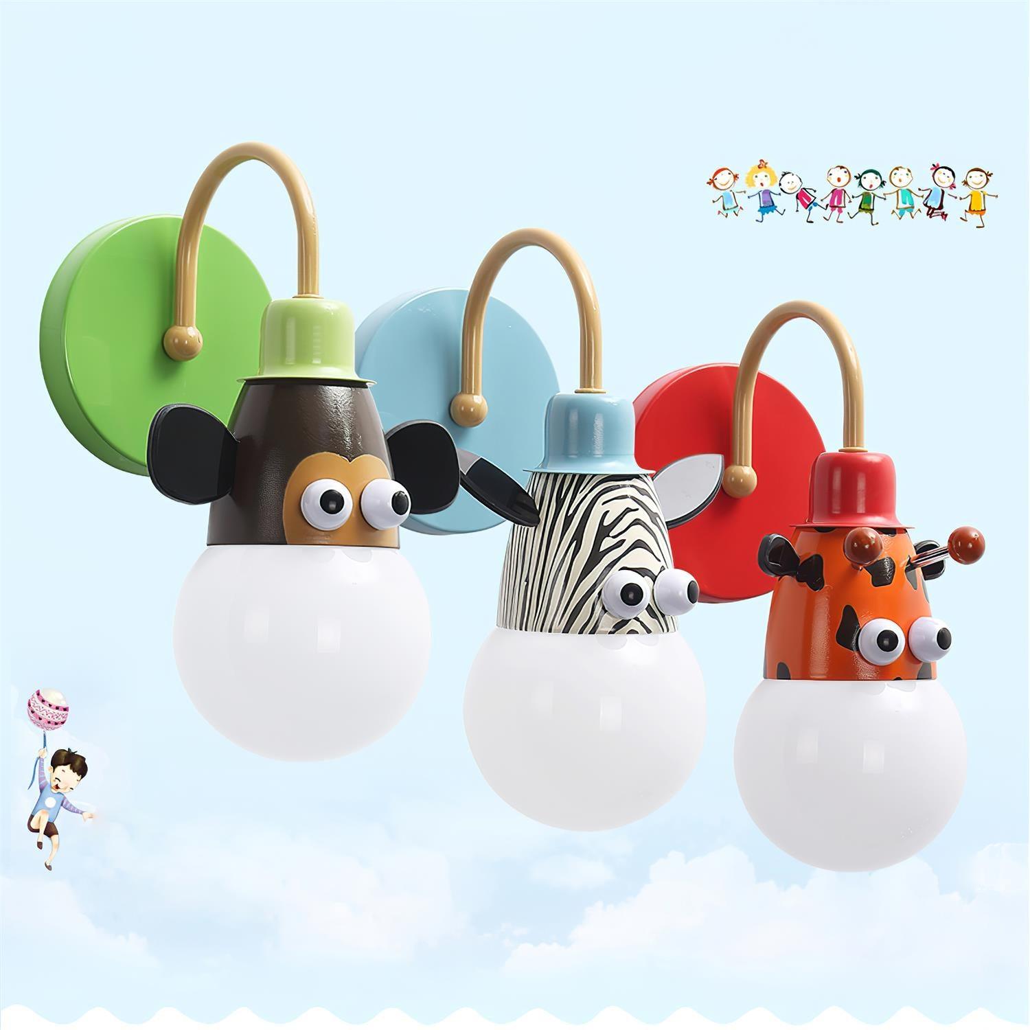 Cartoon Animal Kids Wall Lamp - Blowlighting