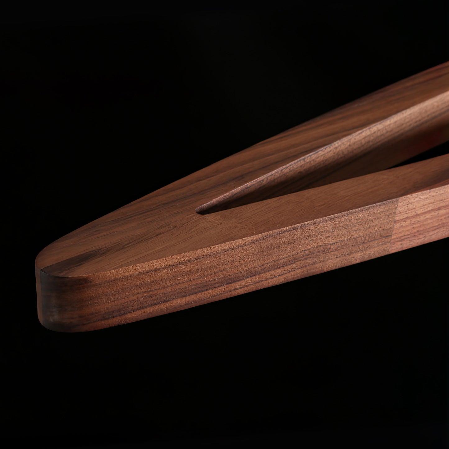 Walnut Arc Linear Pendant Lamp - Blowlighting