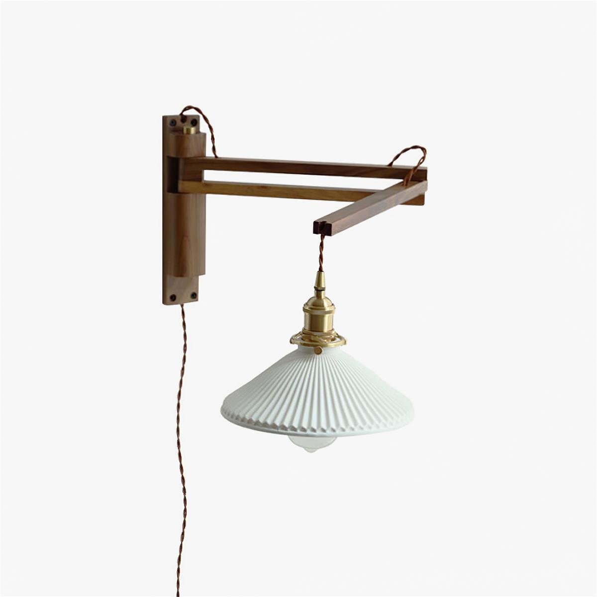 Walnut Telescopic Wall Lamp - Blowlighting