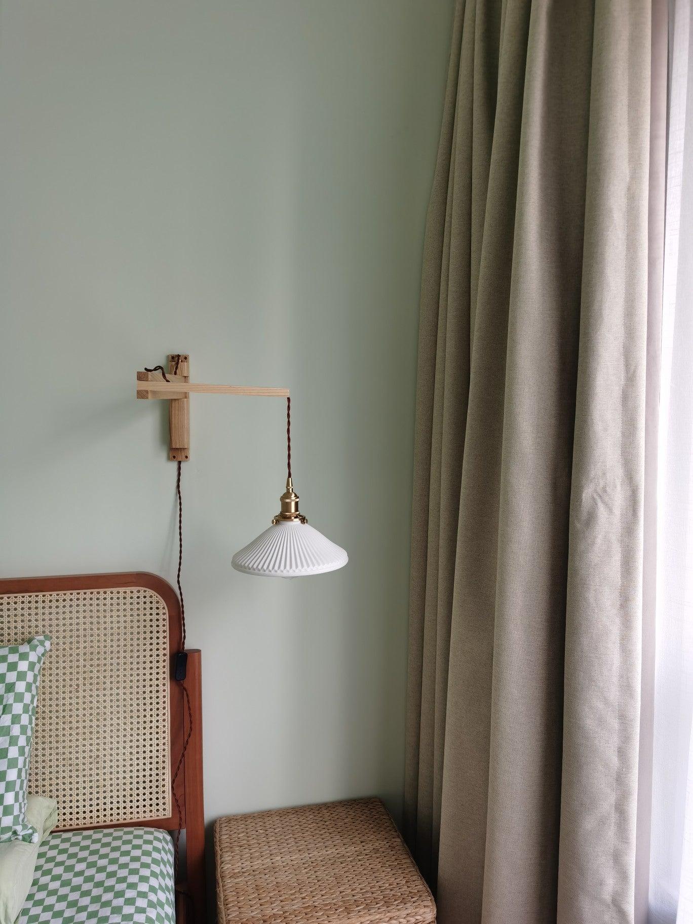 Walnut Telescopic Wall Lamp - Blowlighting