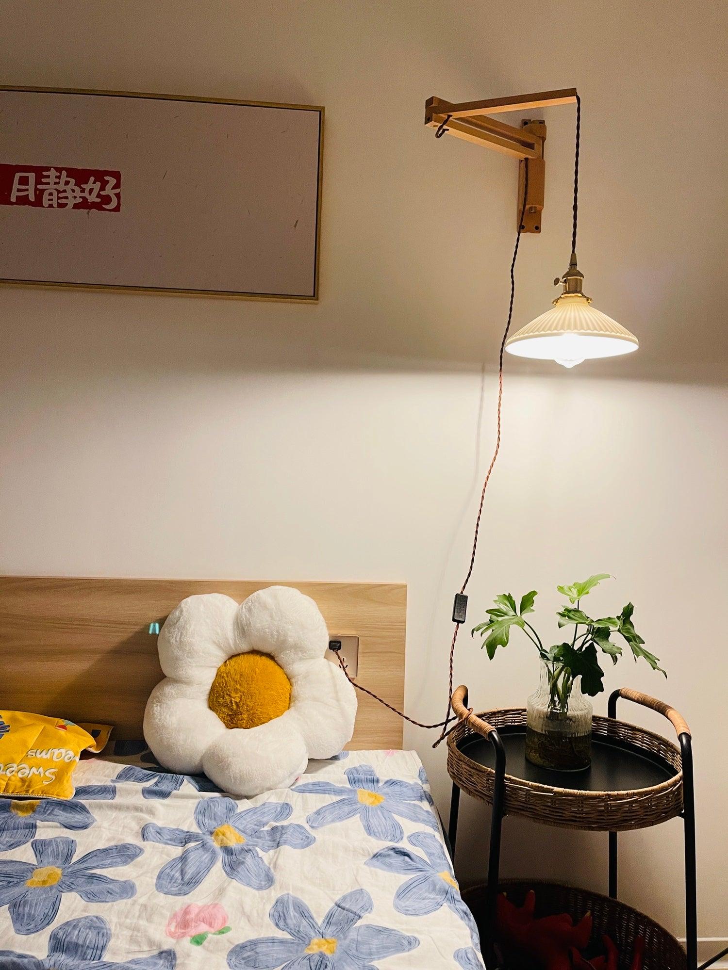 Walnut Telescopic Wall Lamp - Blowlighting