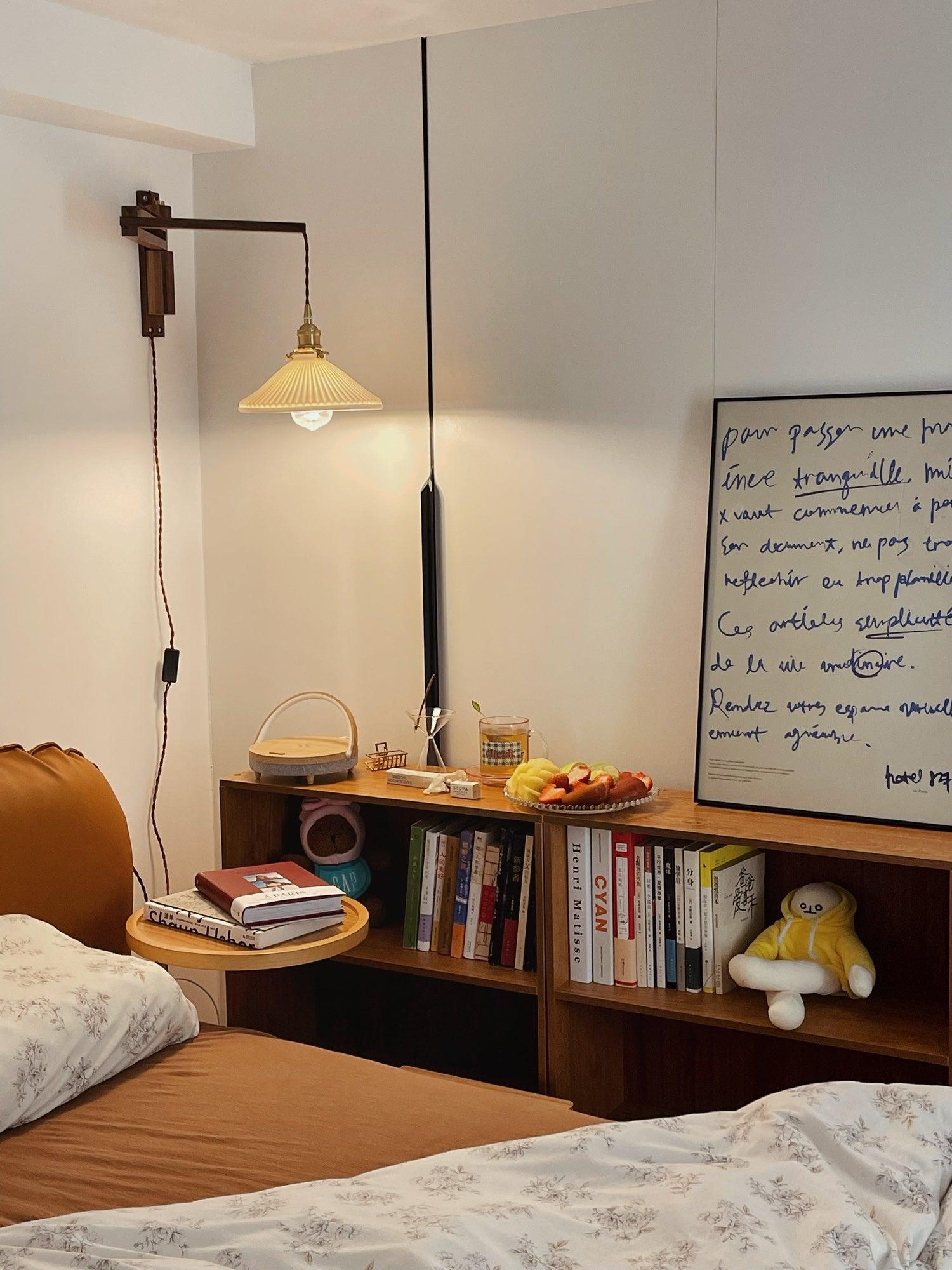 Walnut Telescopic Wall Lamp - Blowlighting