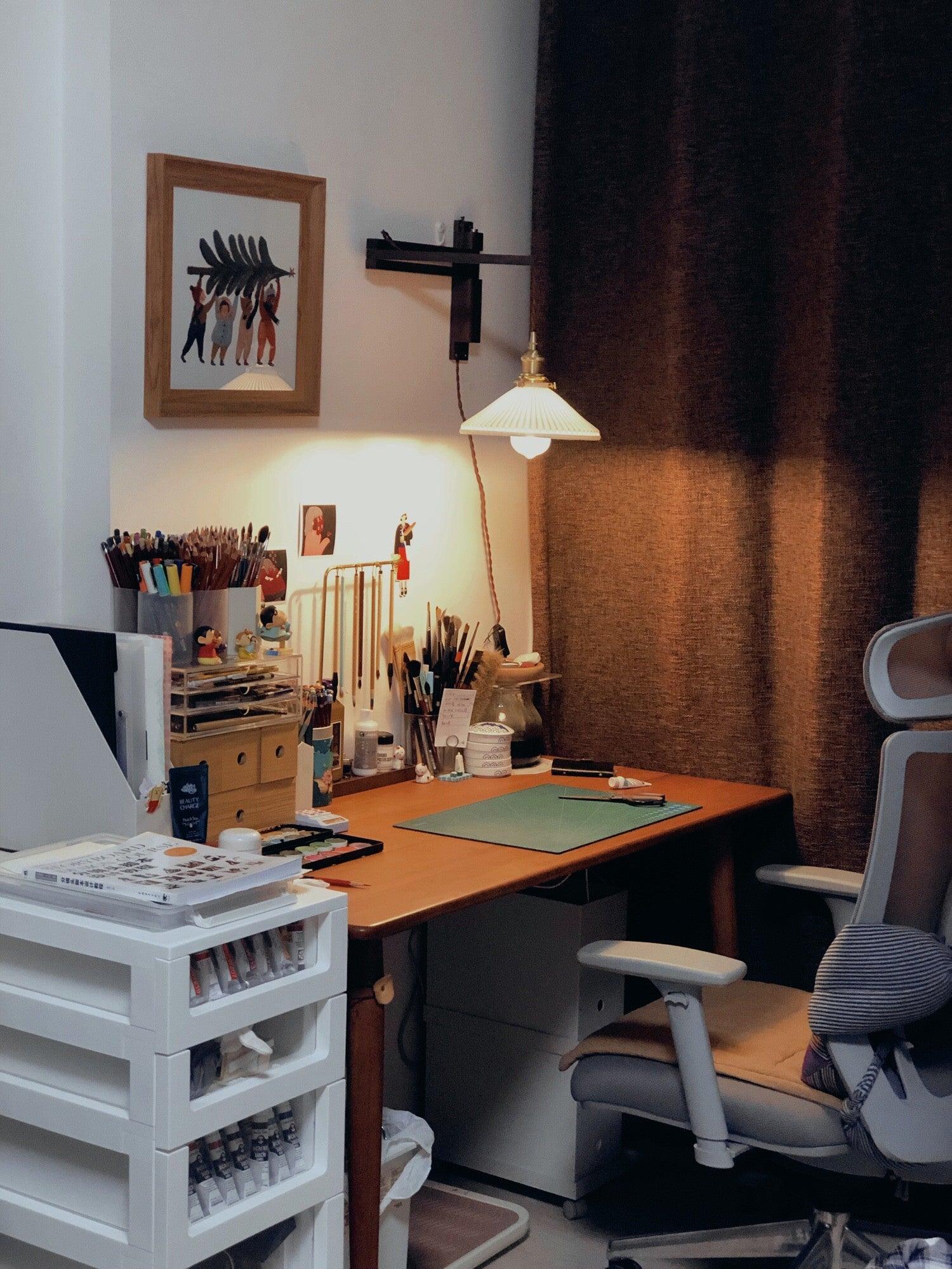 Walnut Telescopic Wall Lamp - Blowlighting
