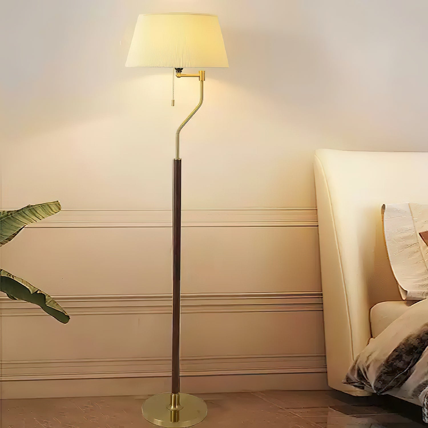 Walnut Whisper Floor Lamp - Blowlighting