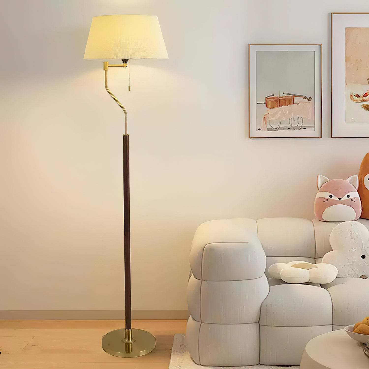 Walnut Whisper Floor Lamp - Blowlighting