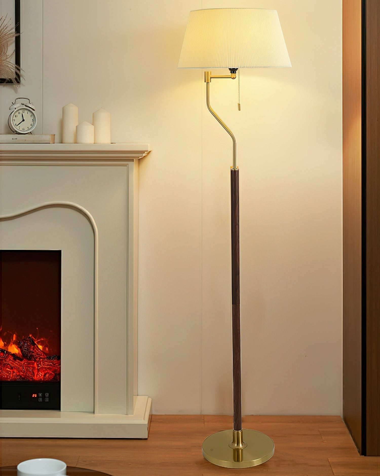 Walnut Whisper Floor Lamp - Blowlighting