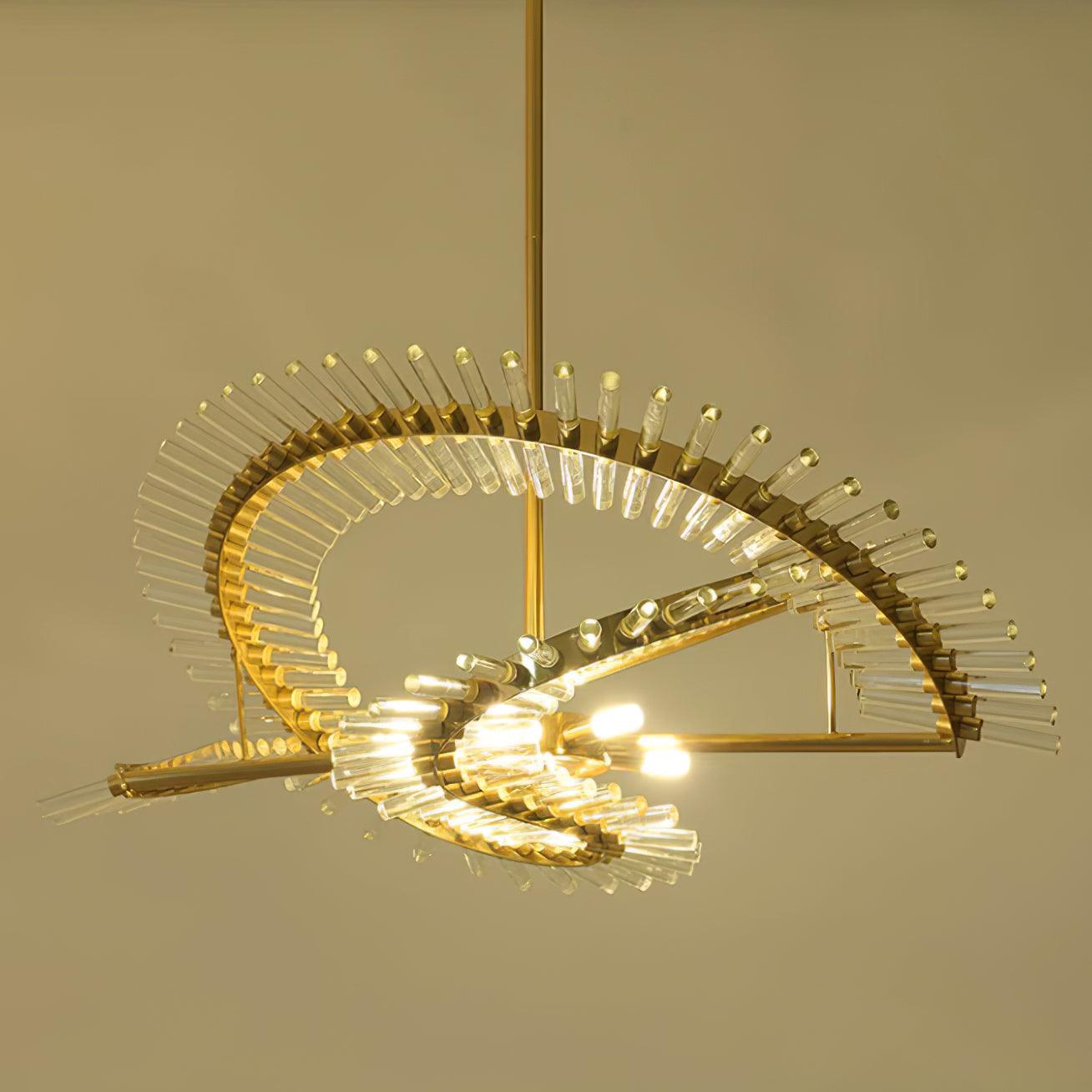 Amara Glass Chandelier Light - Blowlighting