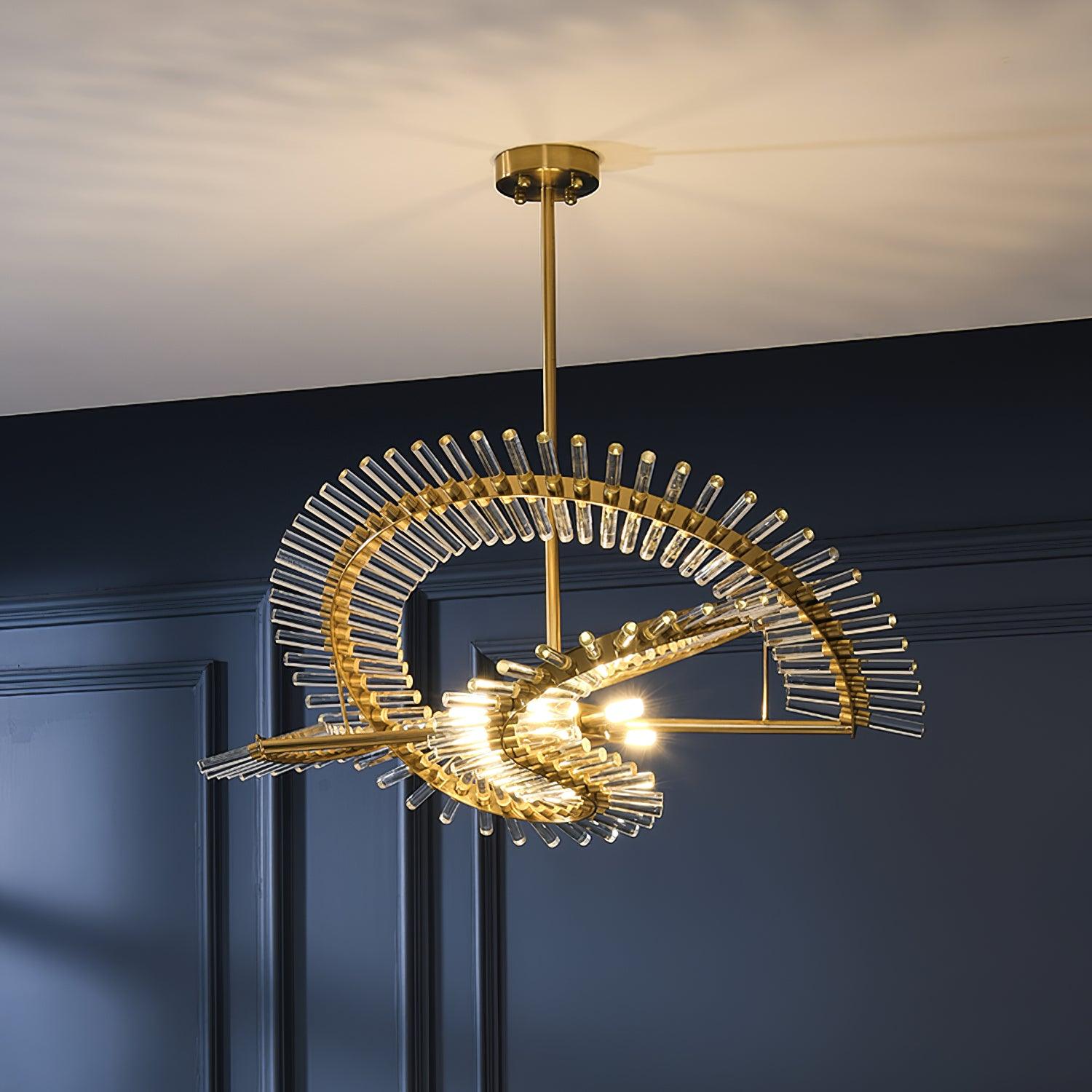 Amara Glass Chandelier Light - Blowlighting