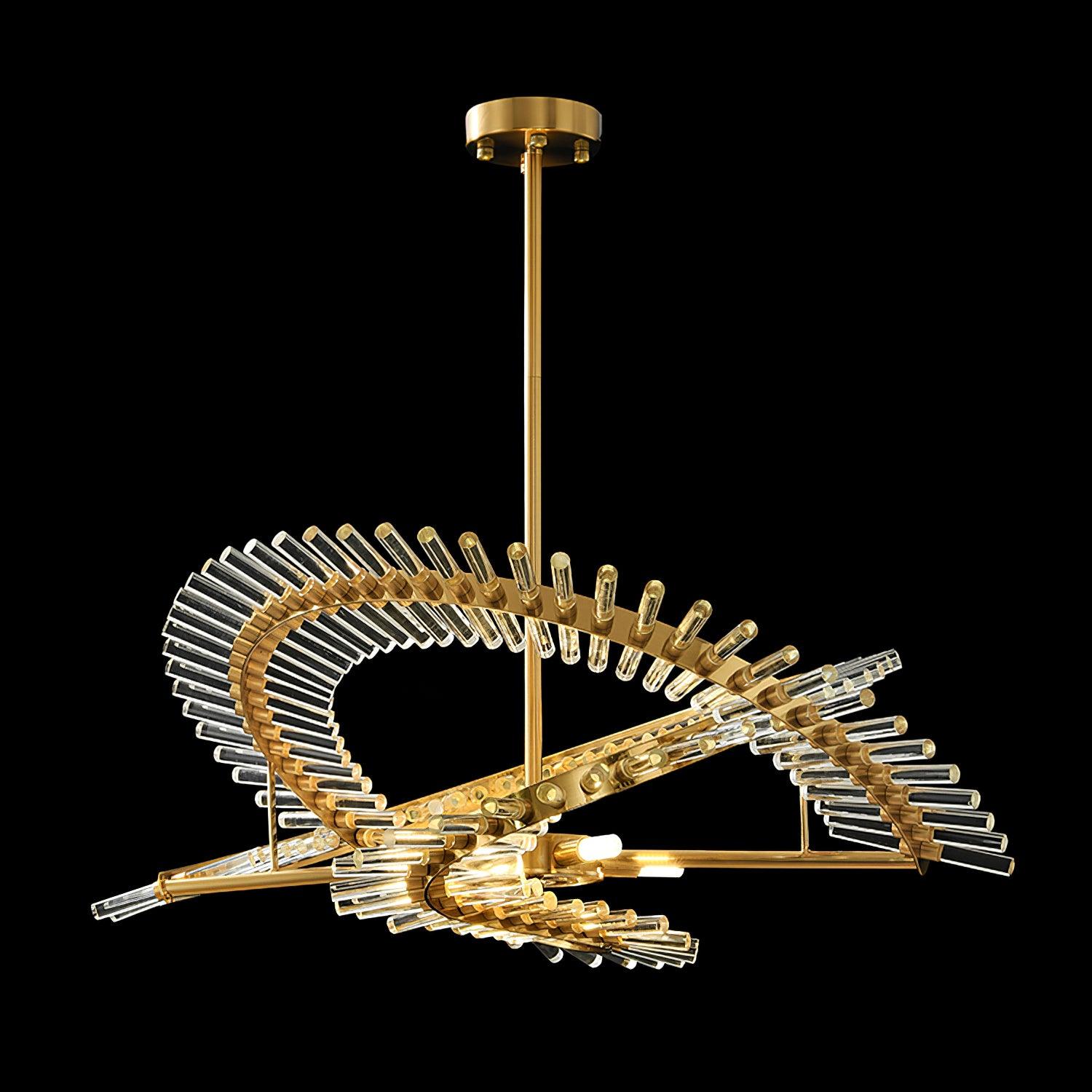 Amara Glass Chandelier Light - Blowlighting