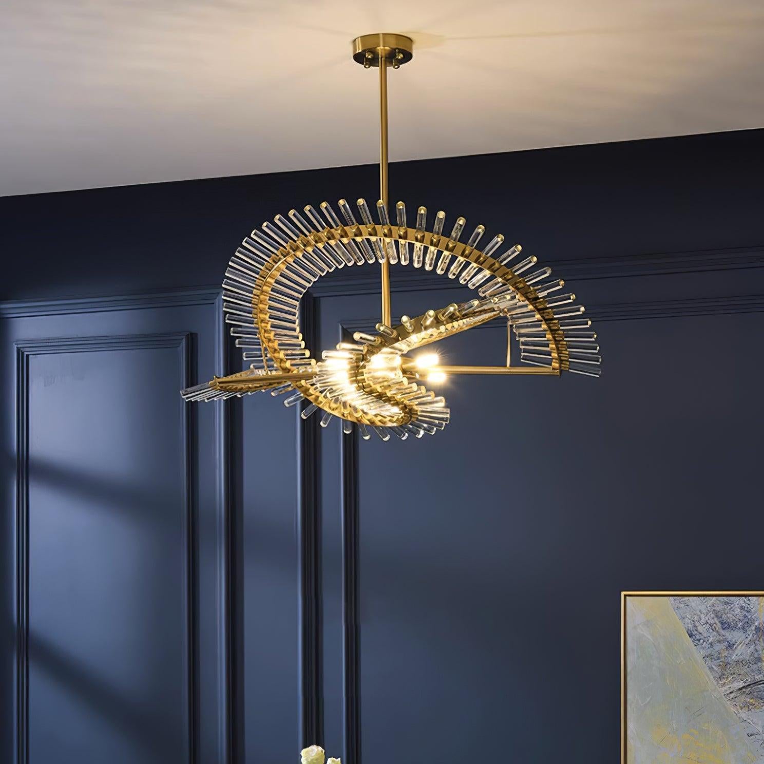 Amara Glass Chandelier Light - Blowlighting
