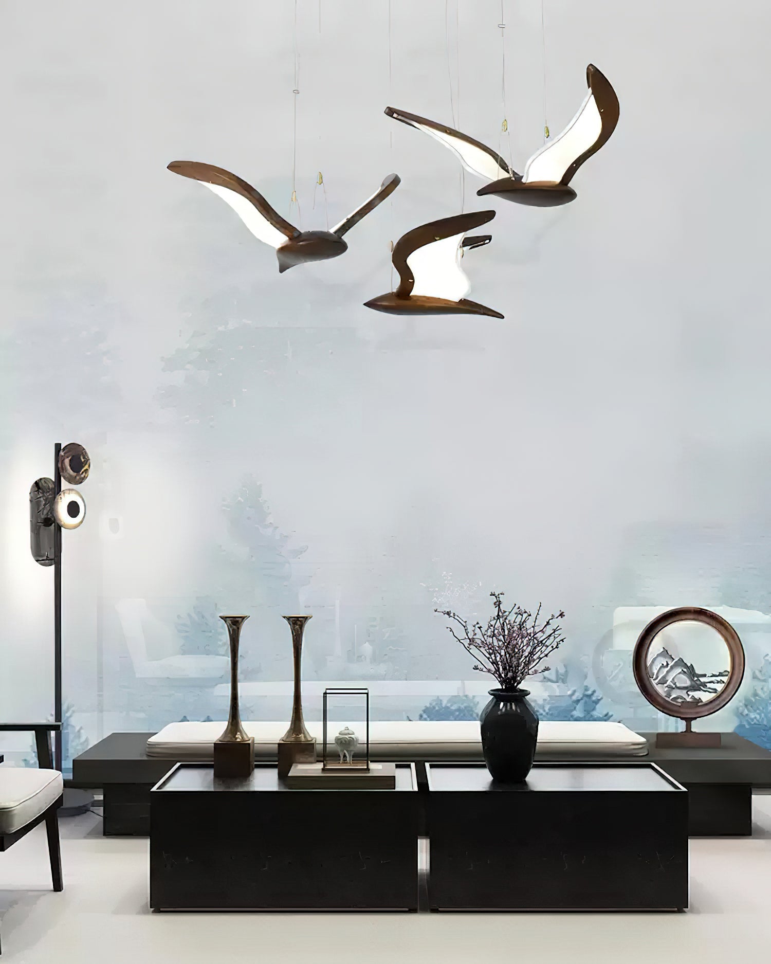 Warbler Chandelier - Blowlighting
