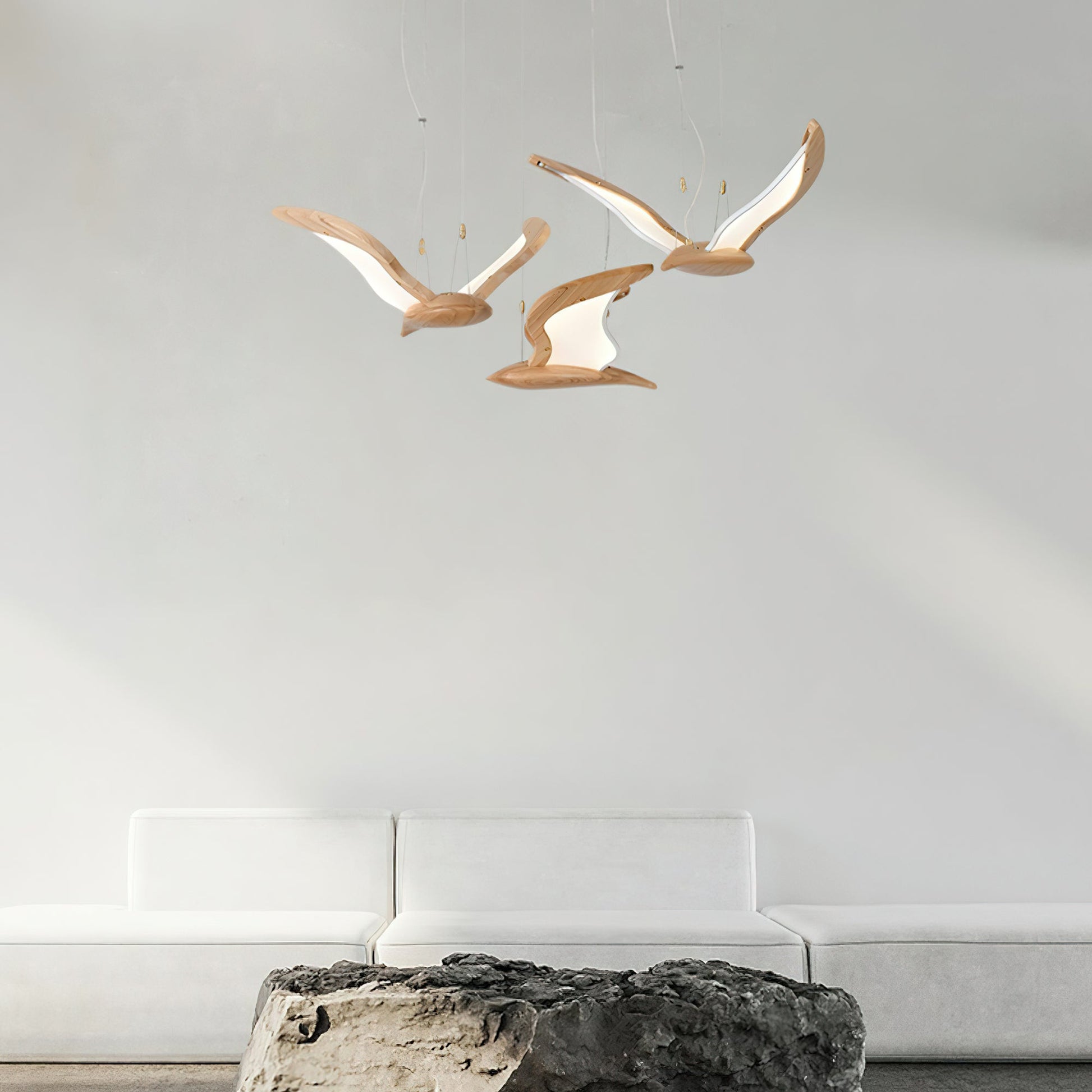 Warbler Chandelier - Blowlighting