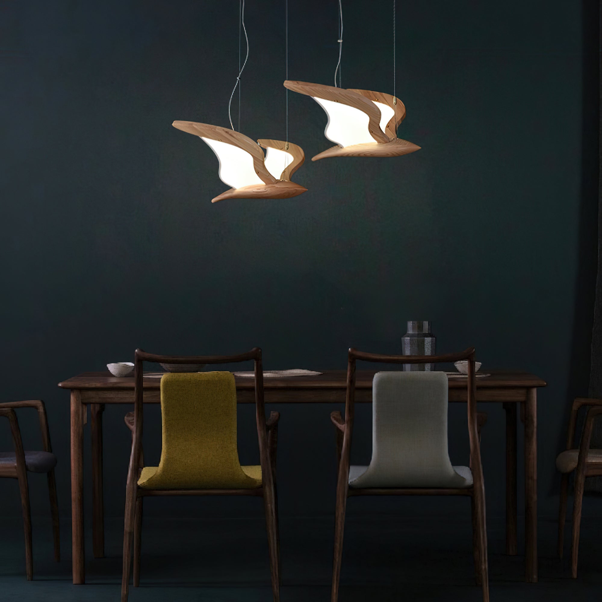 Warbler Chandelier - Blowlighting