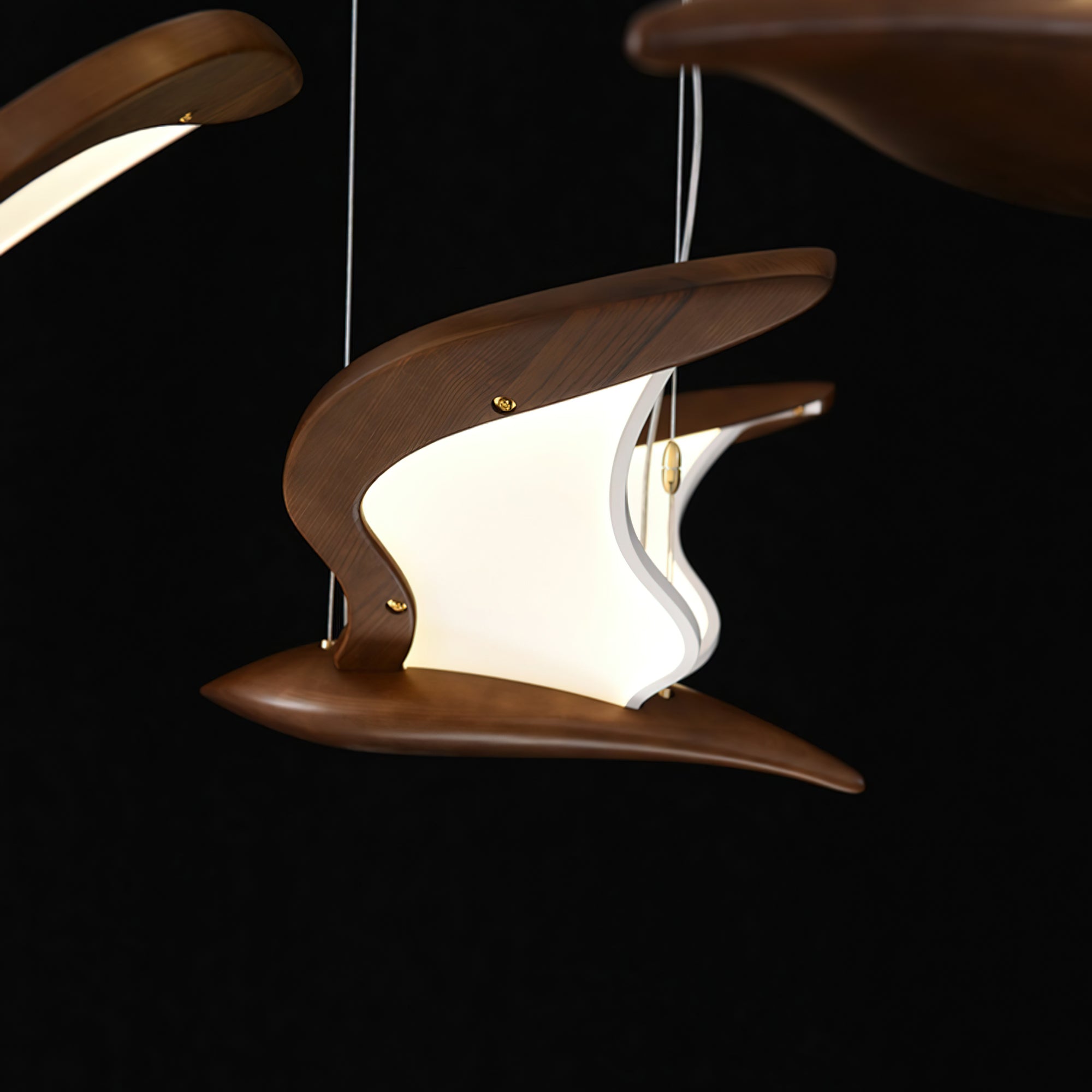 Warbler Chandelier - Blowlighting