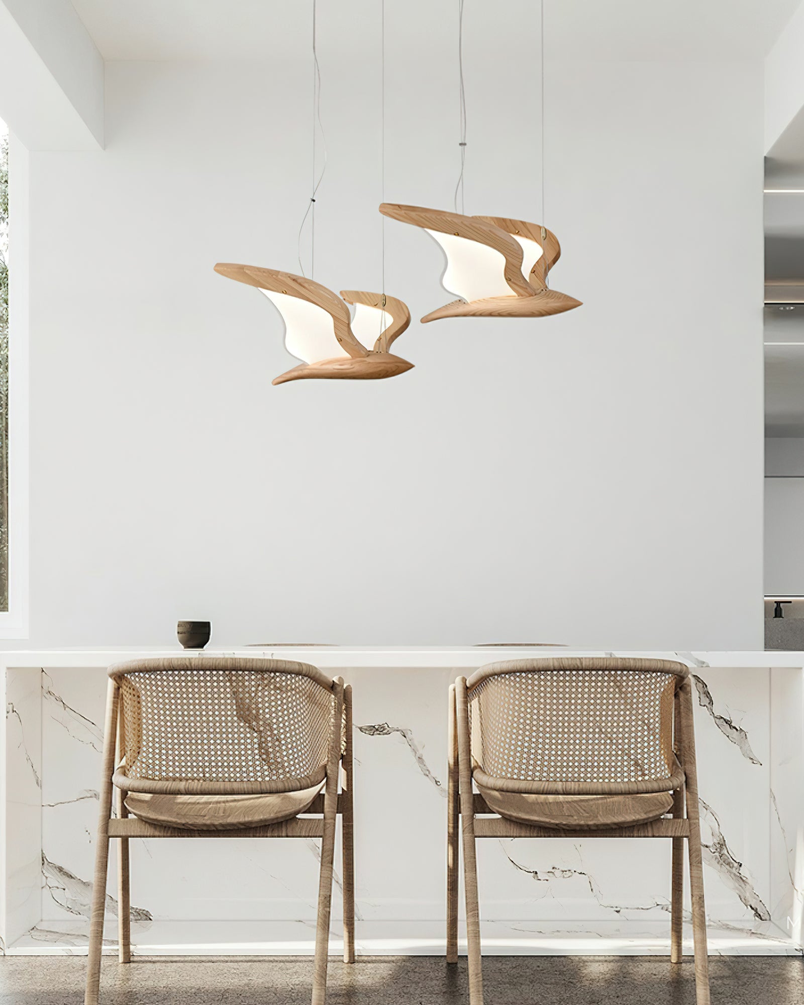 Warbler Chandelier - Blowlighting