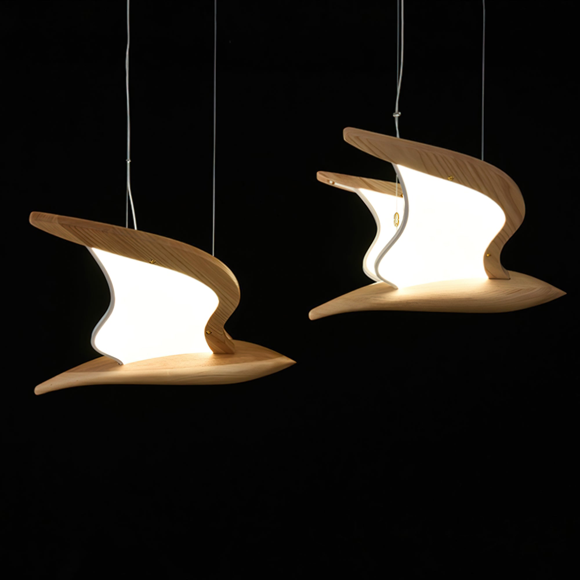 Warbler Chandelier - Blowlighting