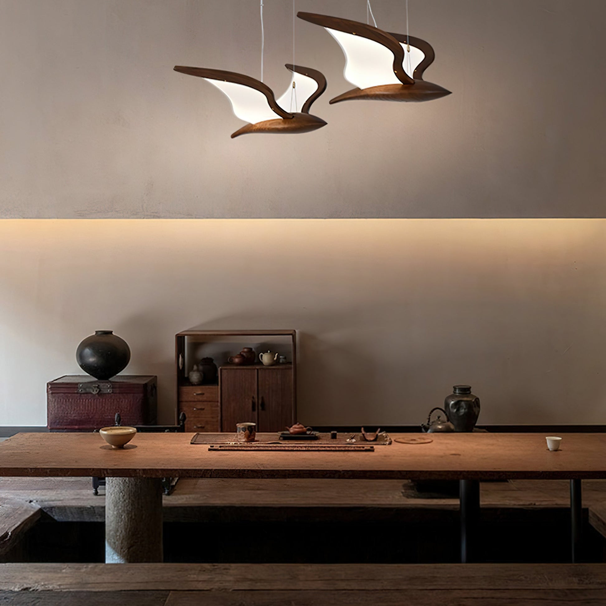Warbler Chandelier - Blowlighting