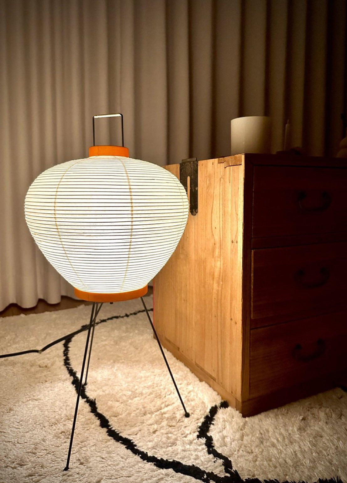 Washi Wabi-Sabi Mulberry Paper 3A Table Light