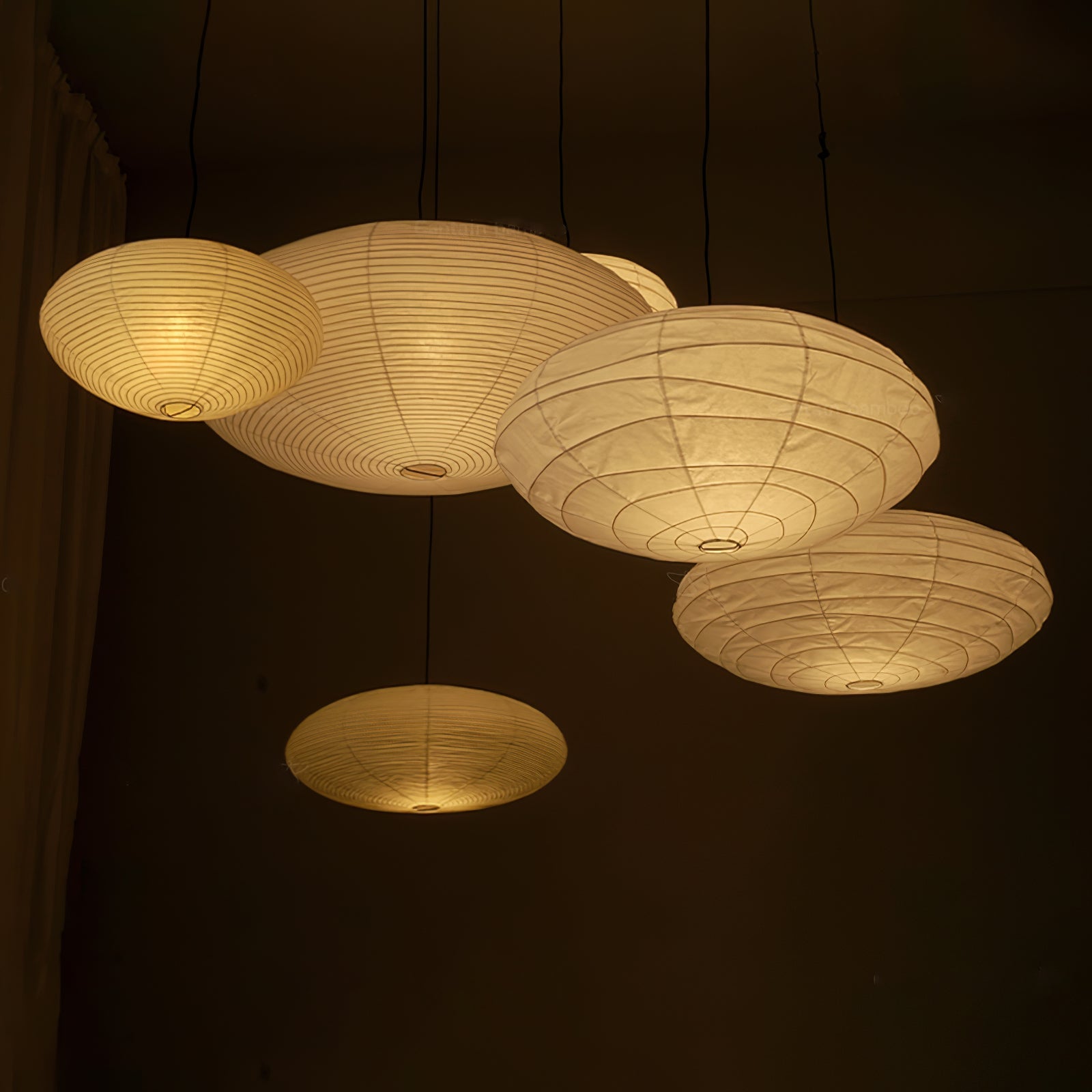 Washi Paper 15A Swag Light - Blowlighting