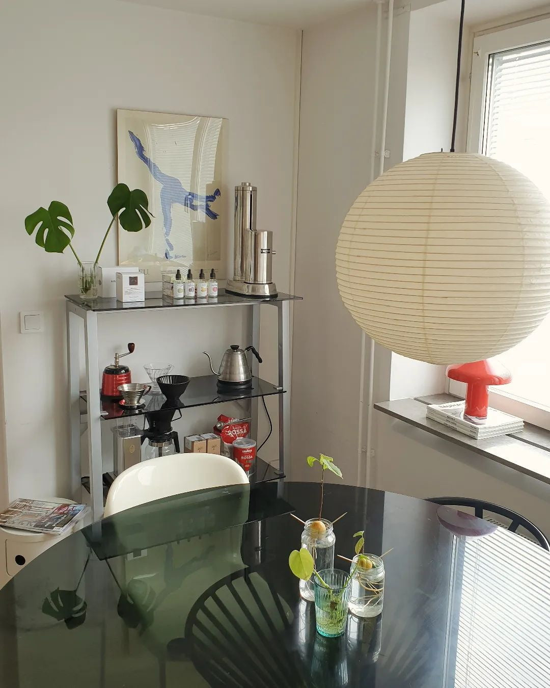 Washi Paper A Pendant Lamp - Blowlighting