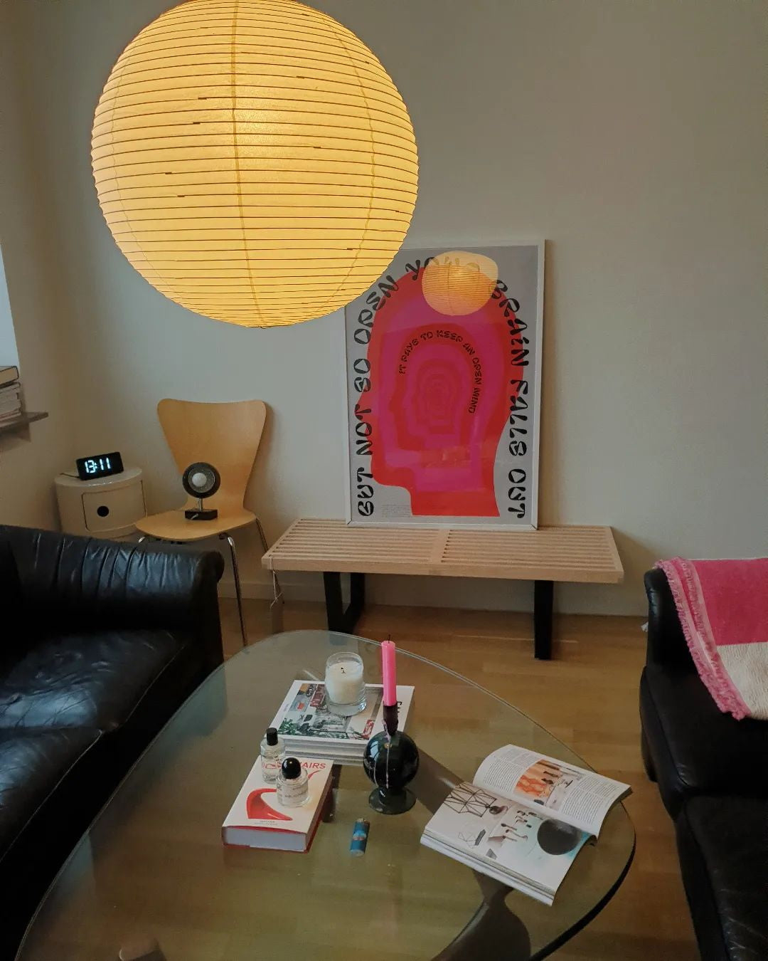 Washi Paper A Pendant Lamp - Blowlighting