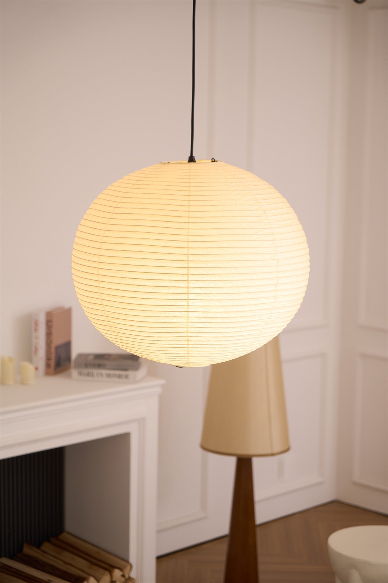 Washi Paper A Pendant Lamp - Blowlighting