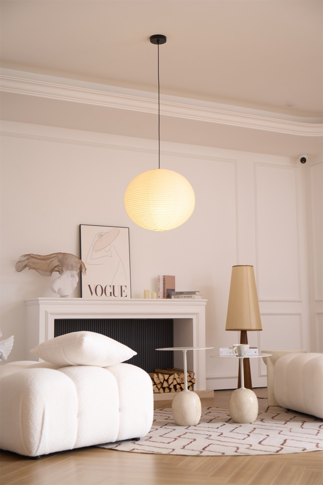 Washi Paper A Pendant Lamp - Blowlighting