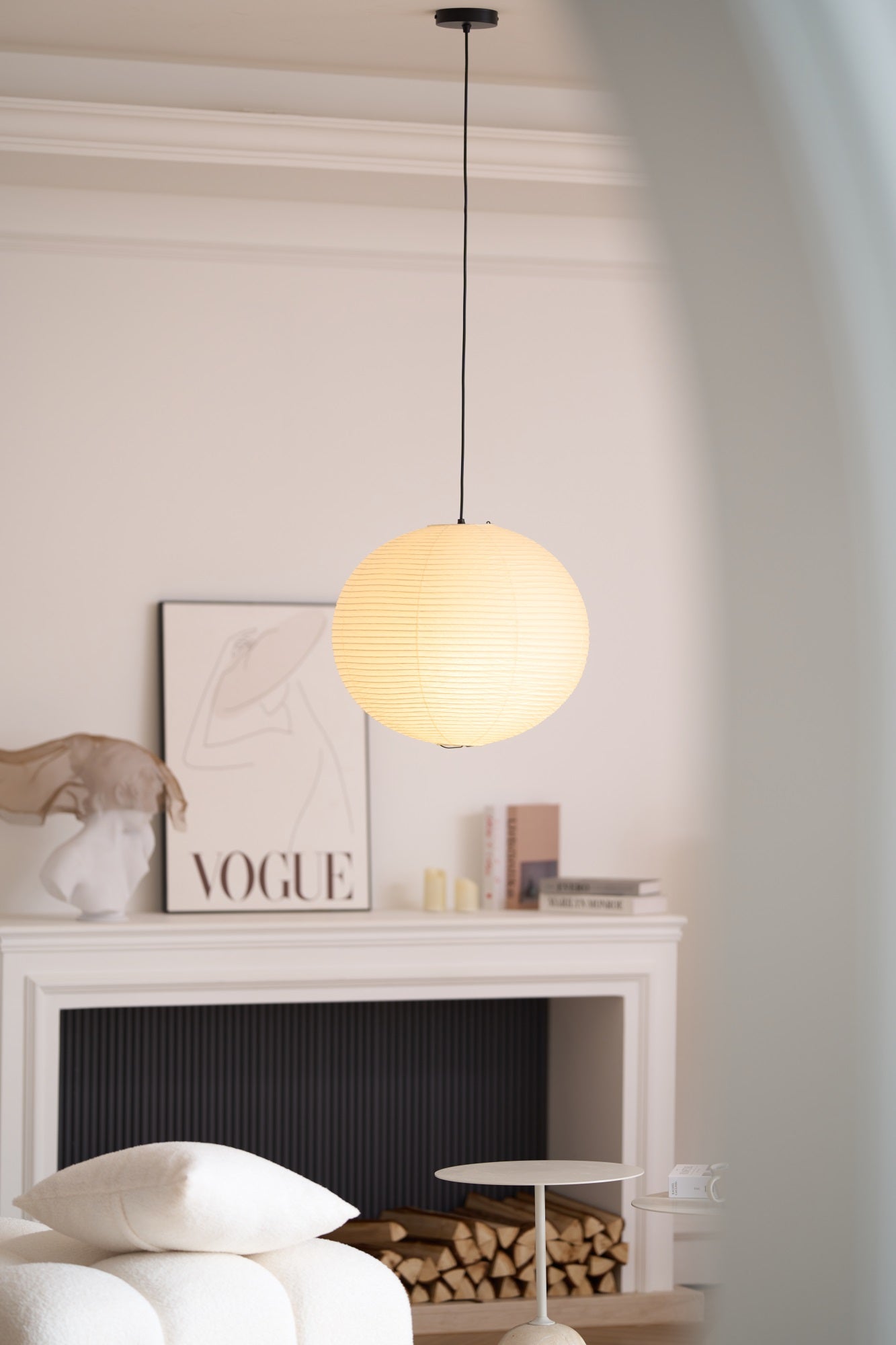 Washi Paper A Pendant Lamp - Blowlighting