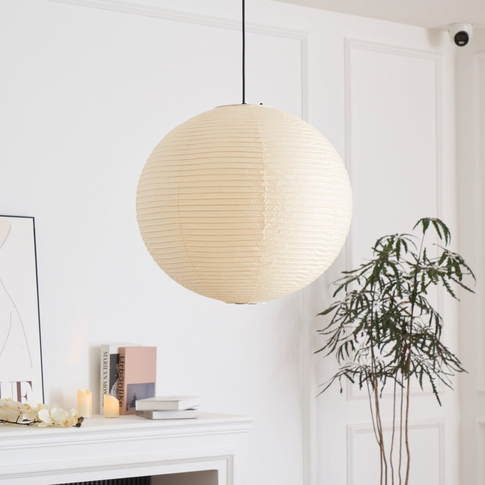 Washi Paper A Pendant Lamp - Blowlighting