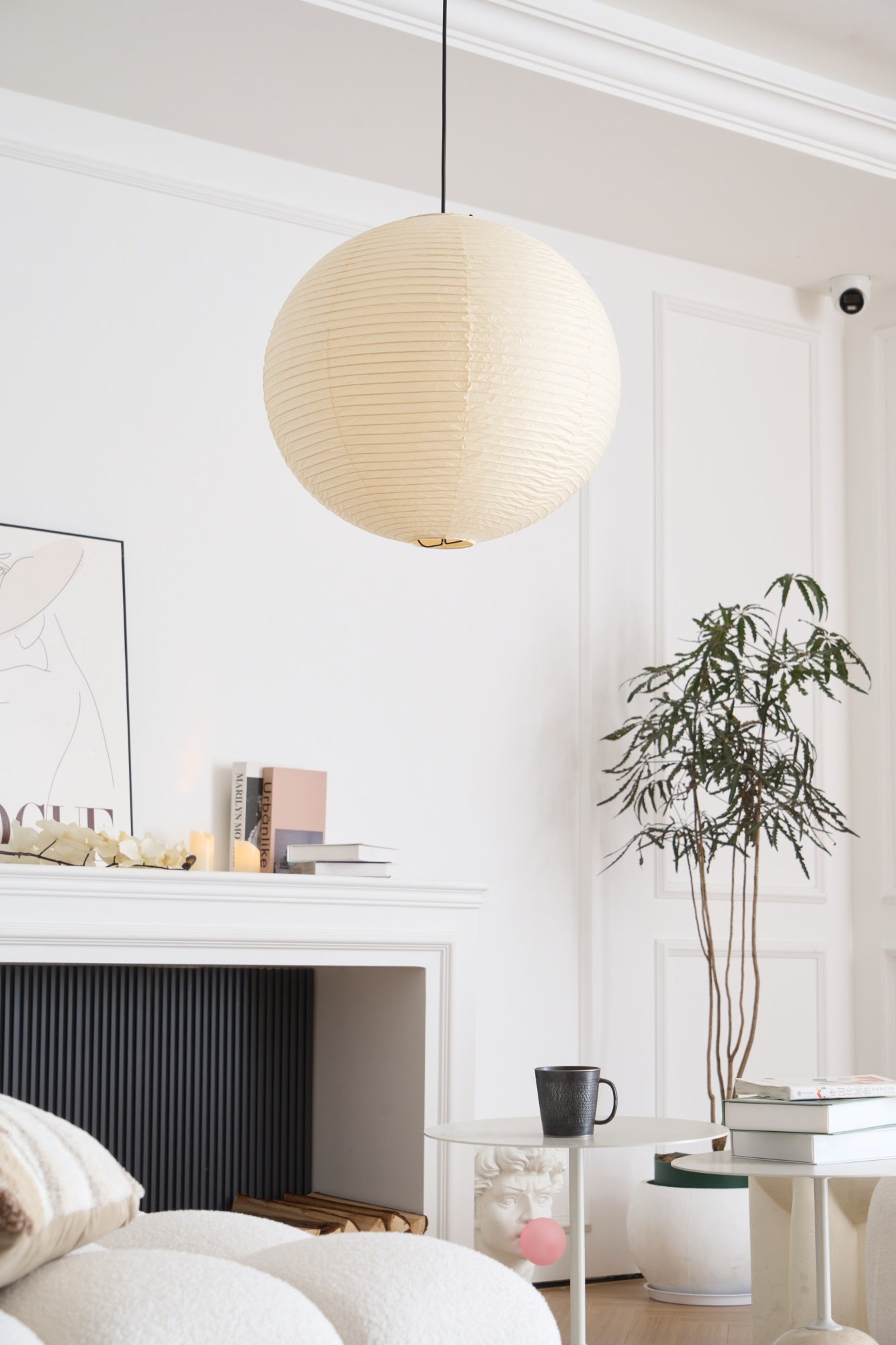 Washi Paper A Pendant Lamp - Blowlighting