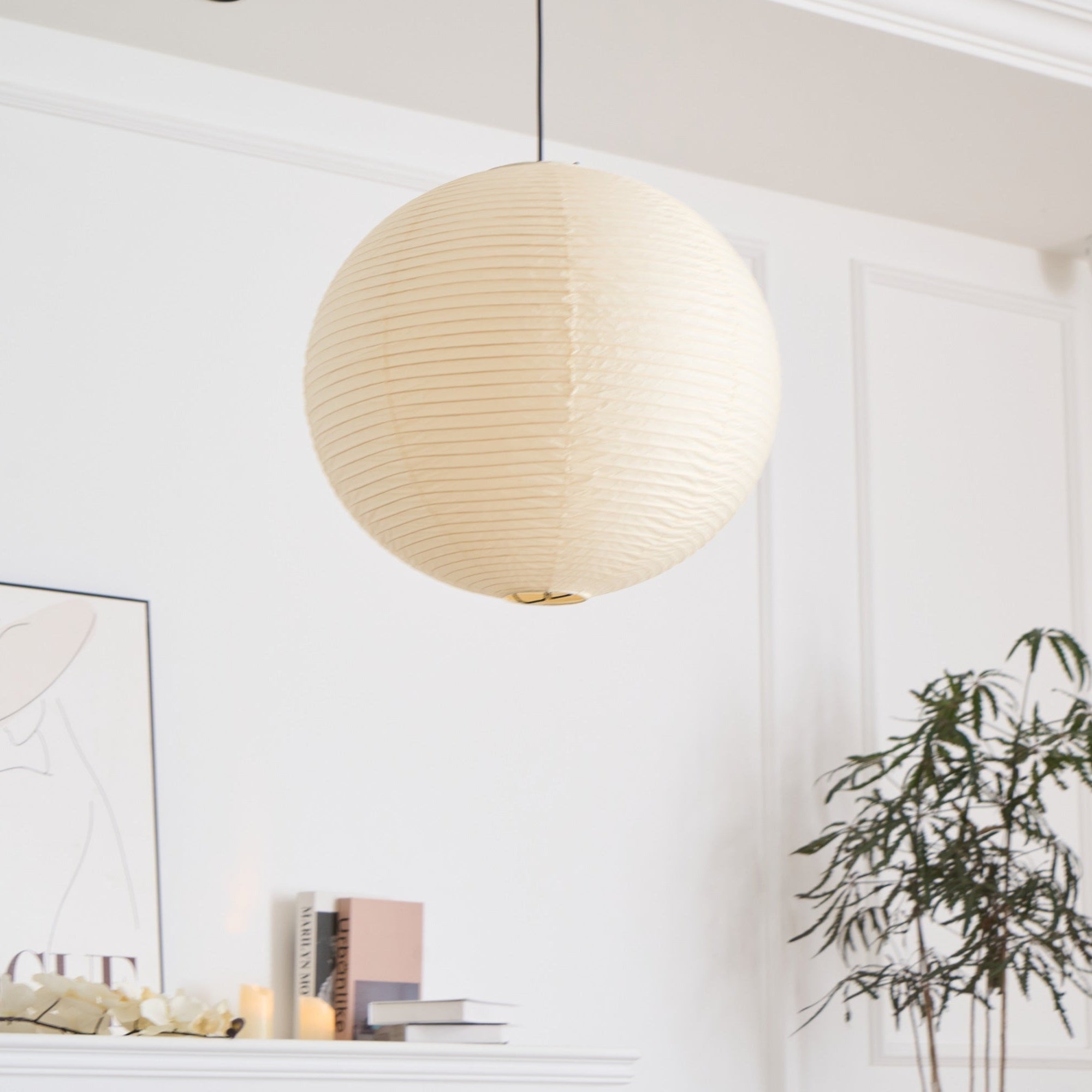 Washi Paper A Pendant Lamp - Blowlighting