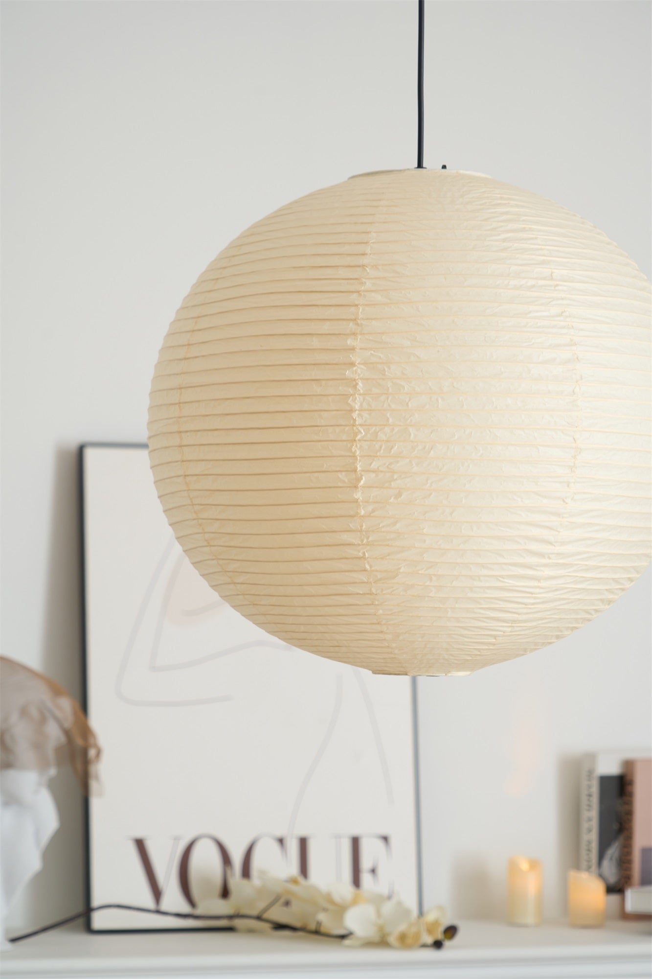 Washi Paper A Pendant Lamp - Blowlighting