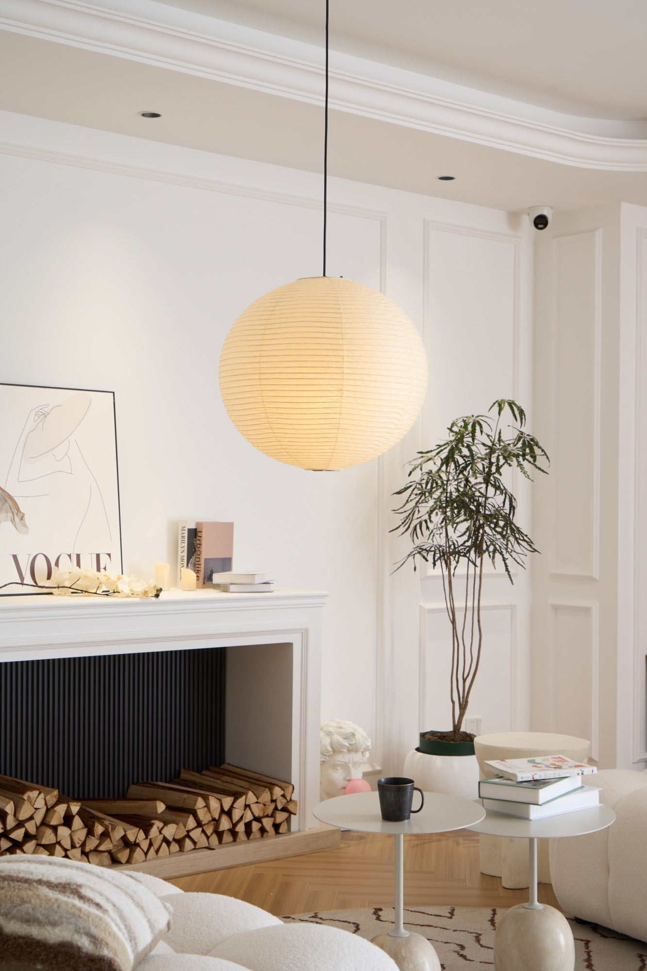 Washi Paper A Pendant Lamp - Blowlighting