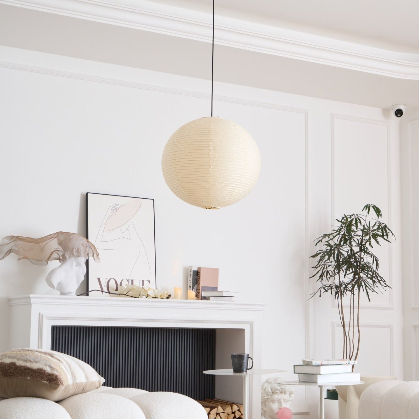 Washi Paper A Pendant Lamp - Blowlighting