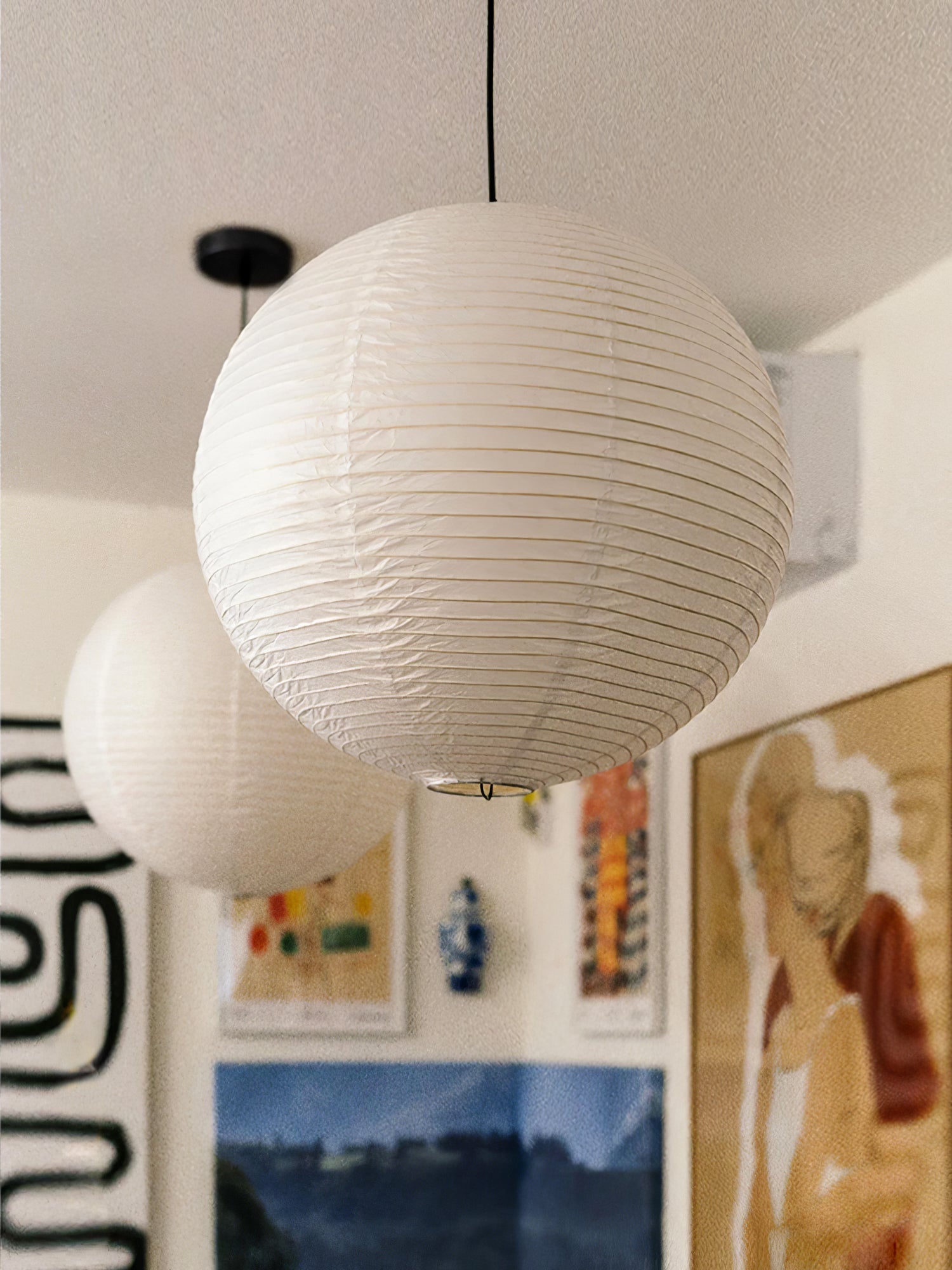 Akari A Pendant Swag Light - Blowlighting
