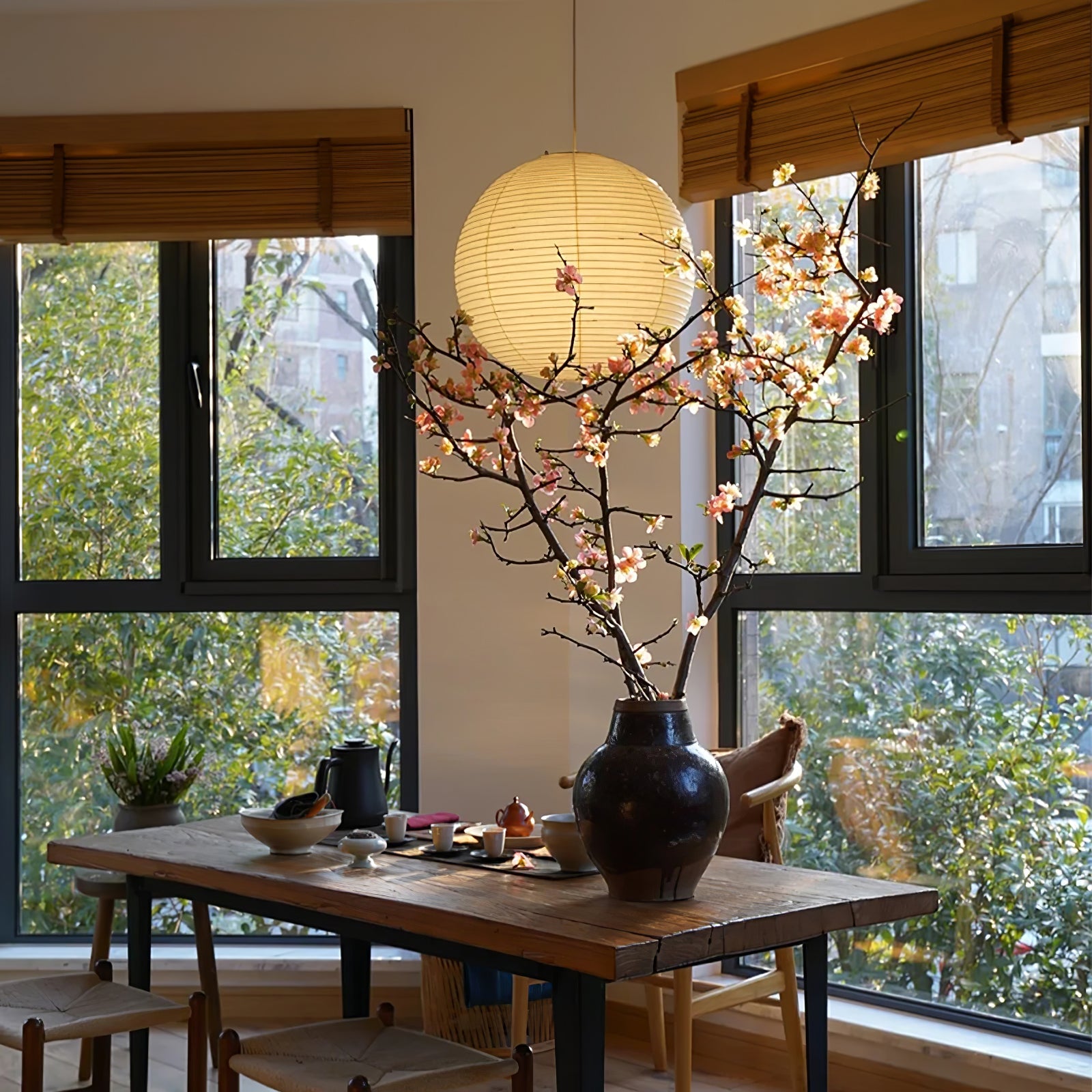 Akari A Pendant Swag Light - Blowlighting