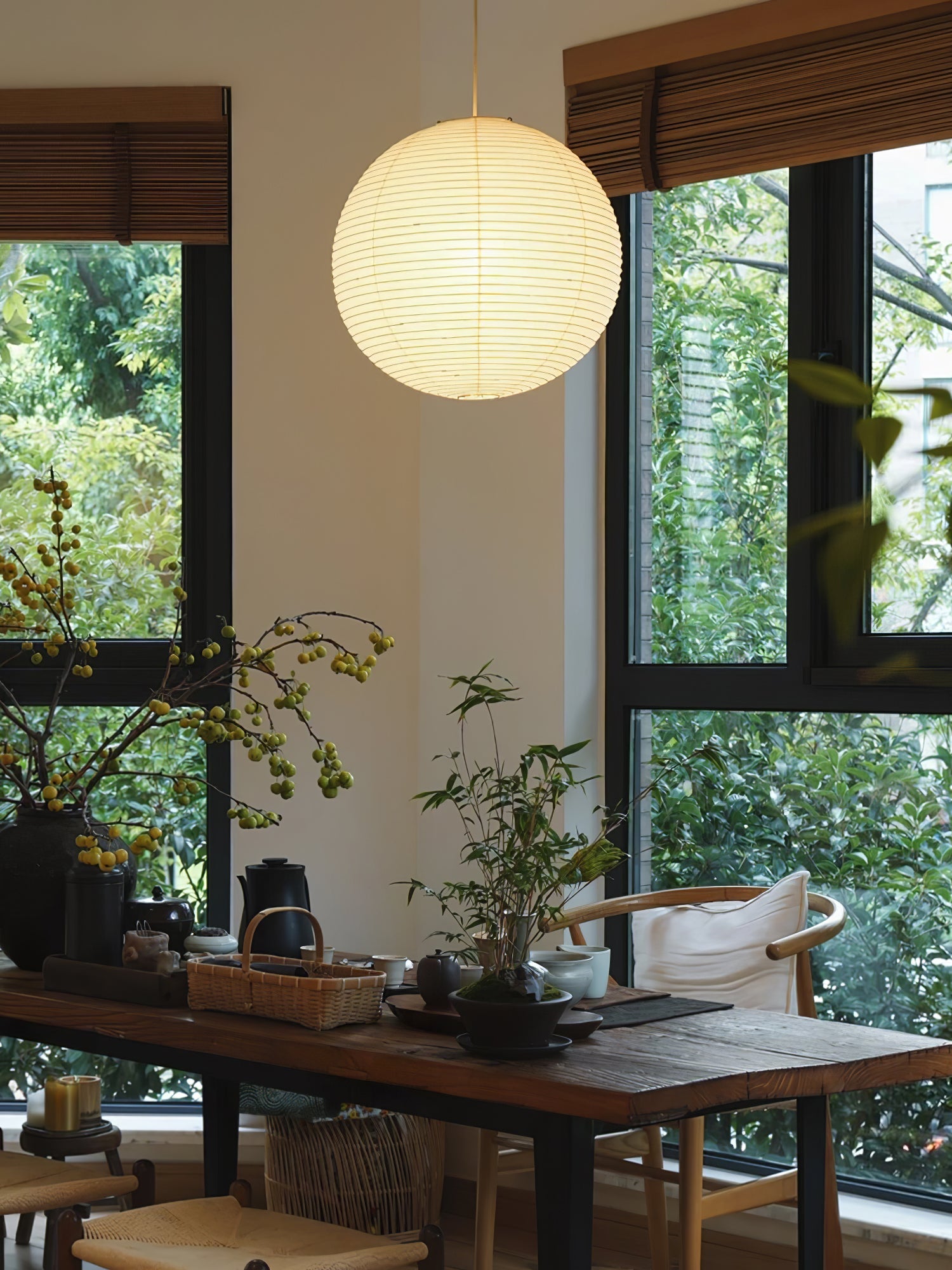 Akari A Pendant Swag Light - Blowlighting