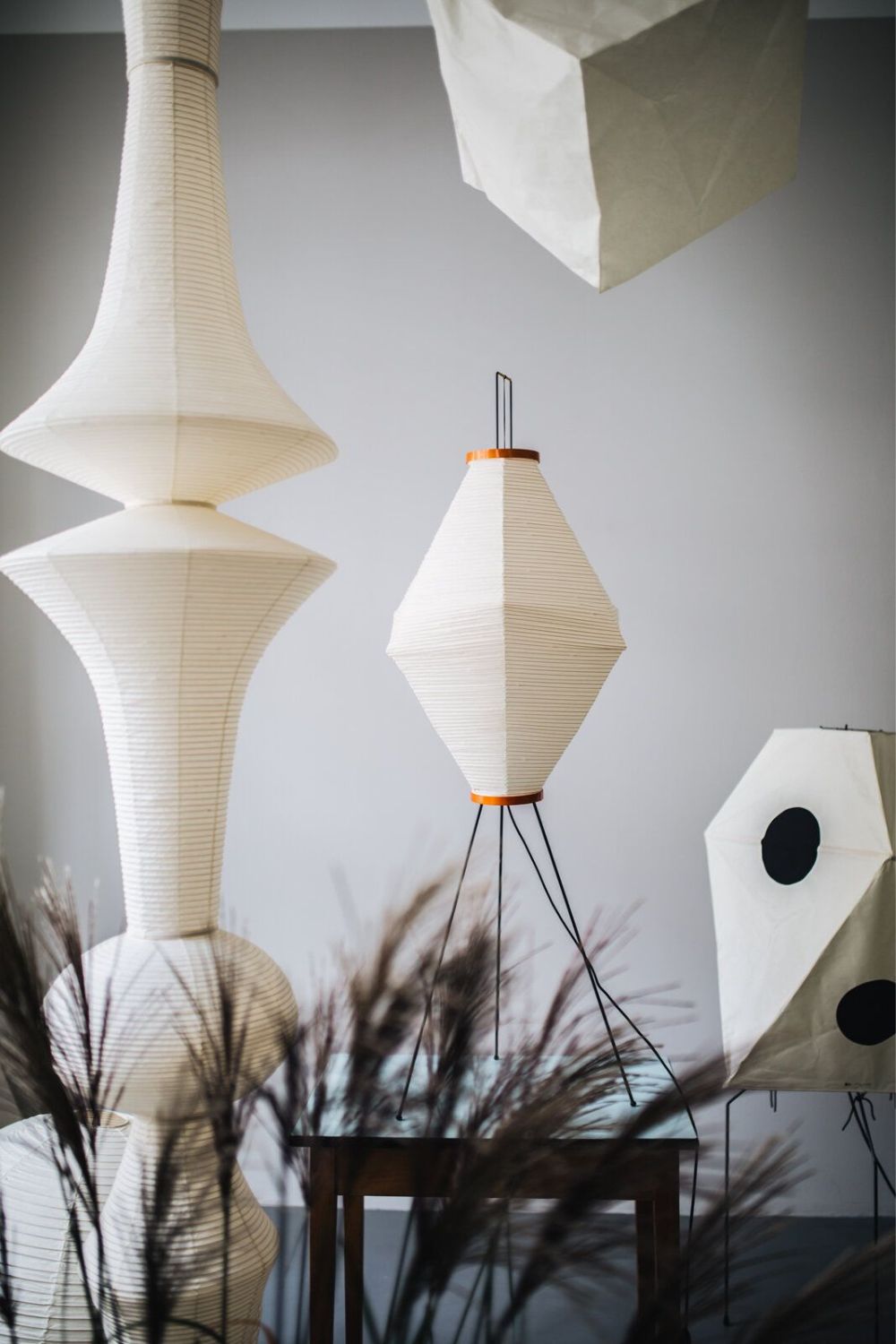 Washi Paper E Pendant Swag Light - Blowlighting