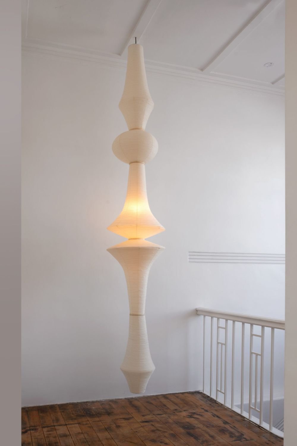 Washi Paper E Pendant Swag Light - Blowlighting