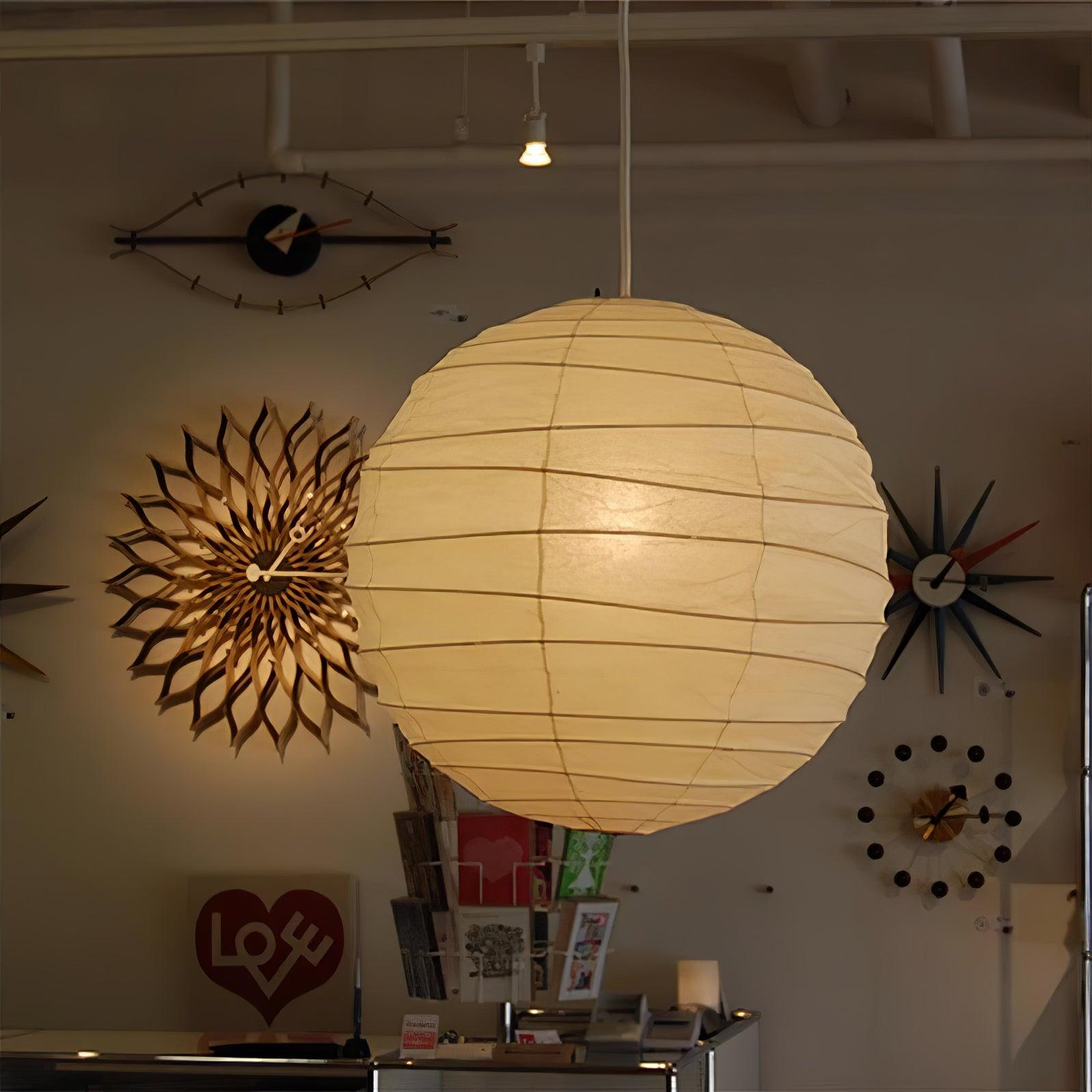 Washi Paper Pendant Lamp - Blowlighting