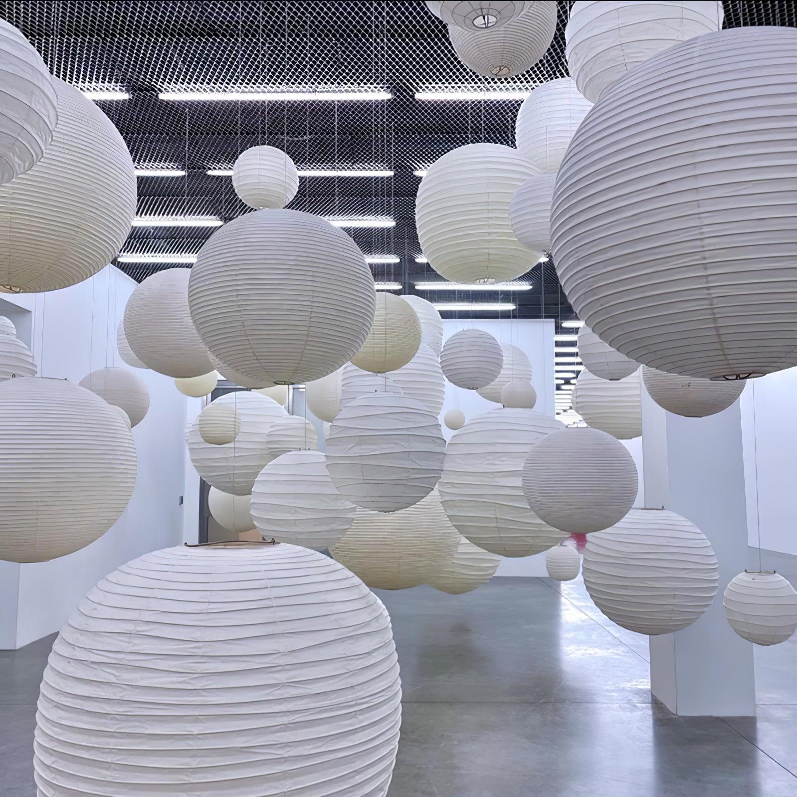 Washi Paper Pendant Lamp - Blowlighting