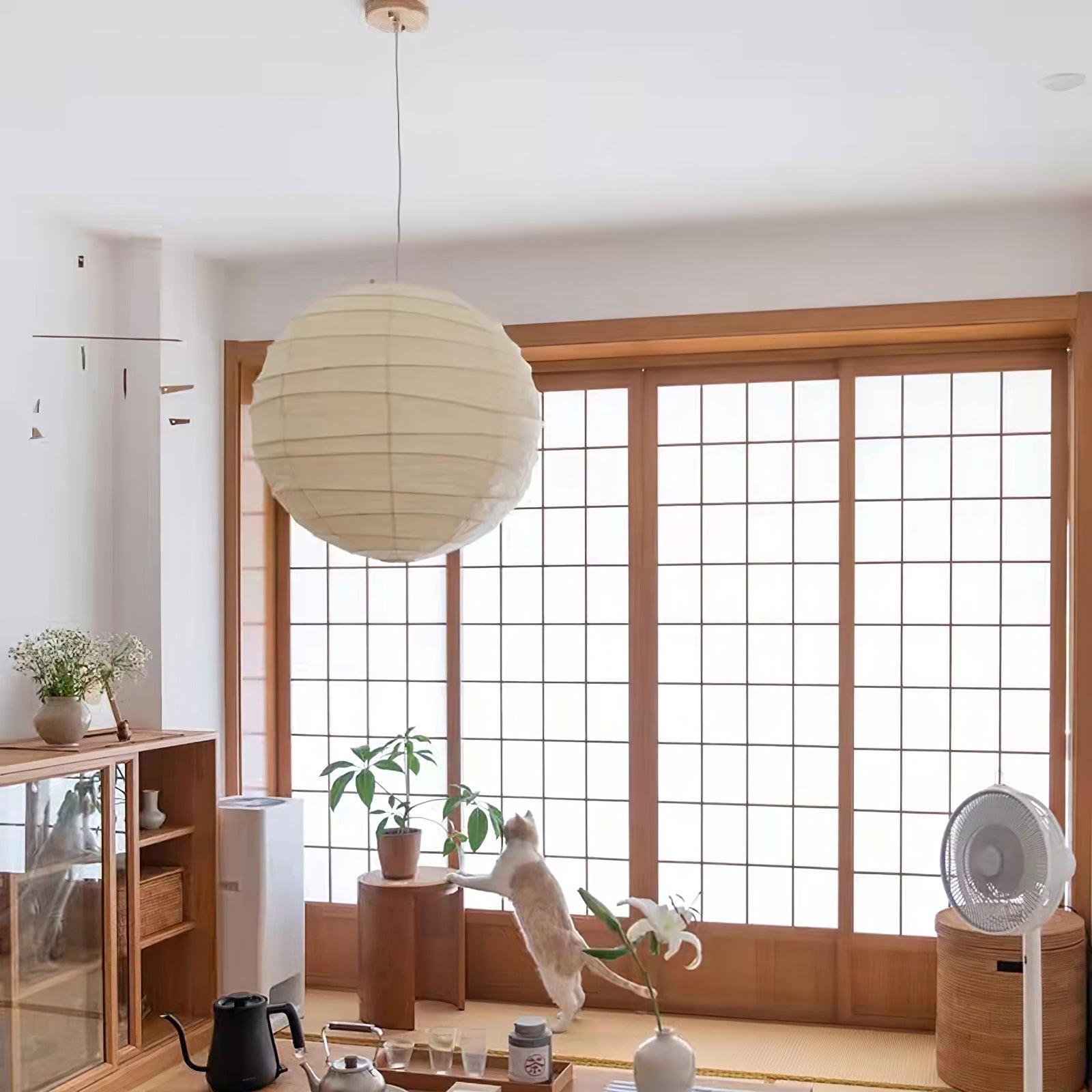 Washi Paper Pendant Lamp - Blowlighting