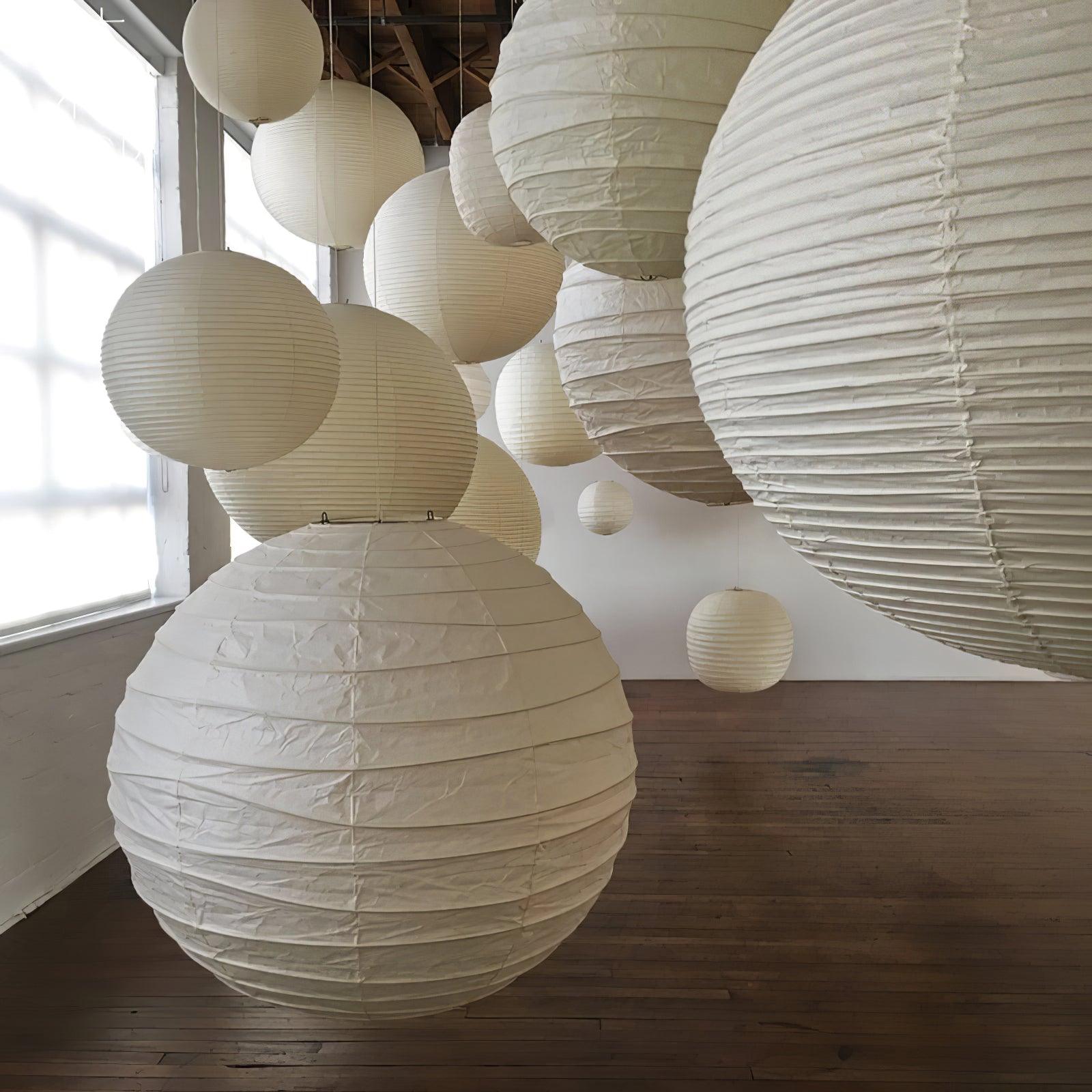 Washi Paper Pendant Lamp - Blowlighting