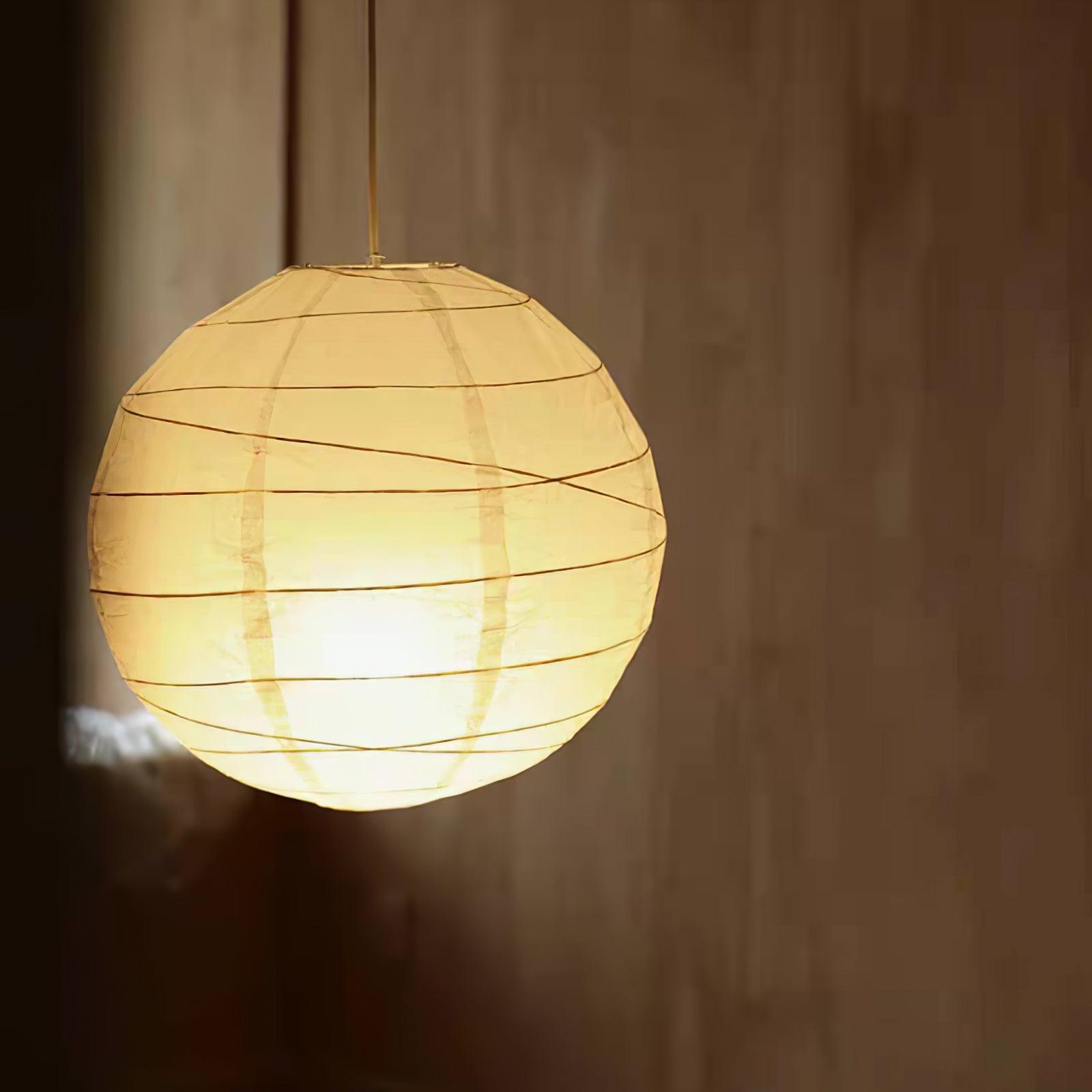Washi Paper Pendant Lamp - Blowlighting