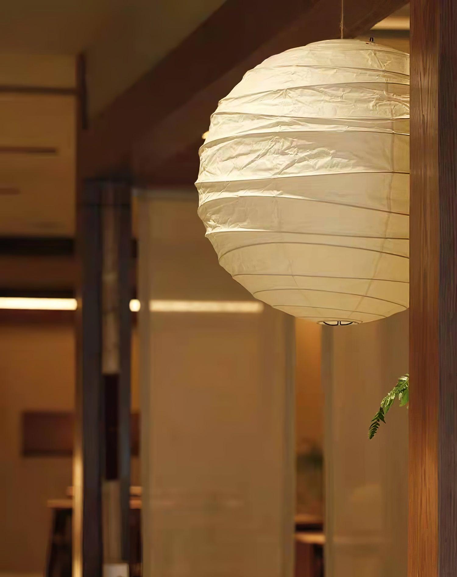 Washi Paper Pendant Lamp - Blowlighting